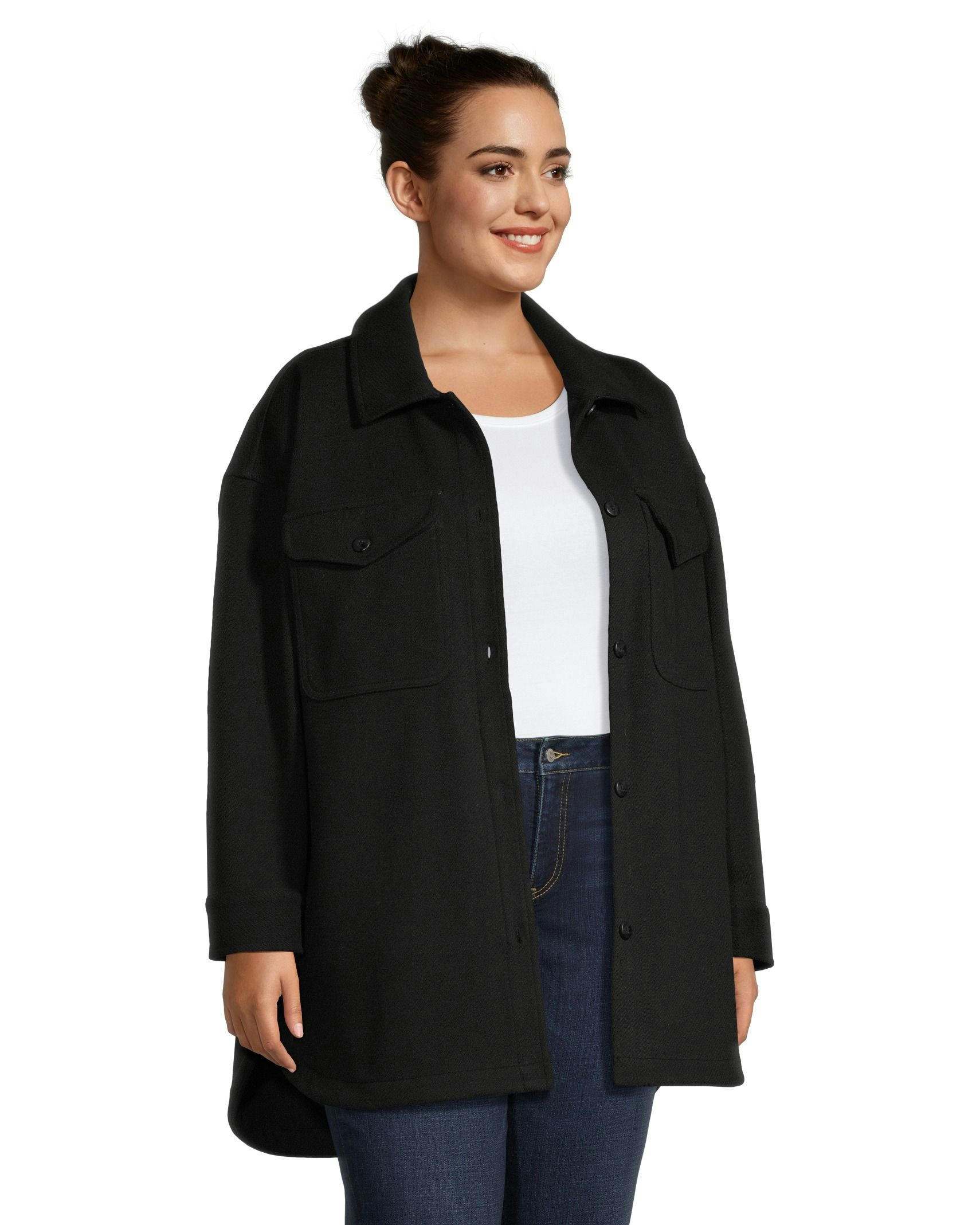 Boston Traders Women's Luxe Twill Shacket