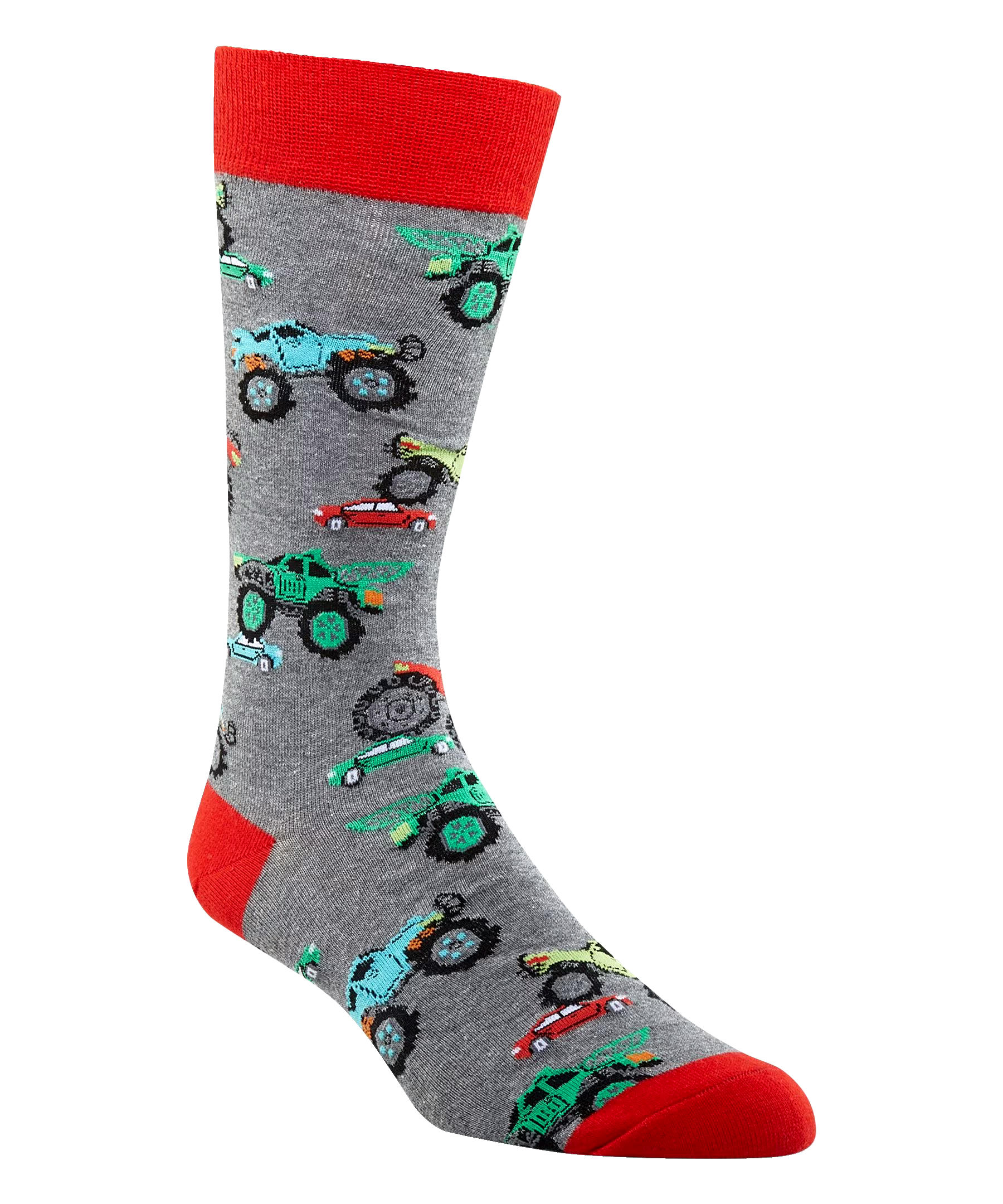 Denver Hayes Men's Novelty Pattern Crew Socks