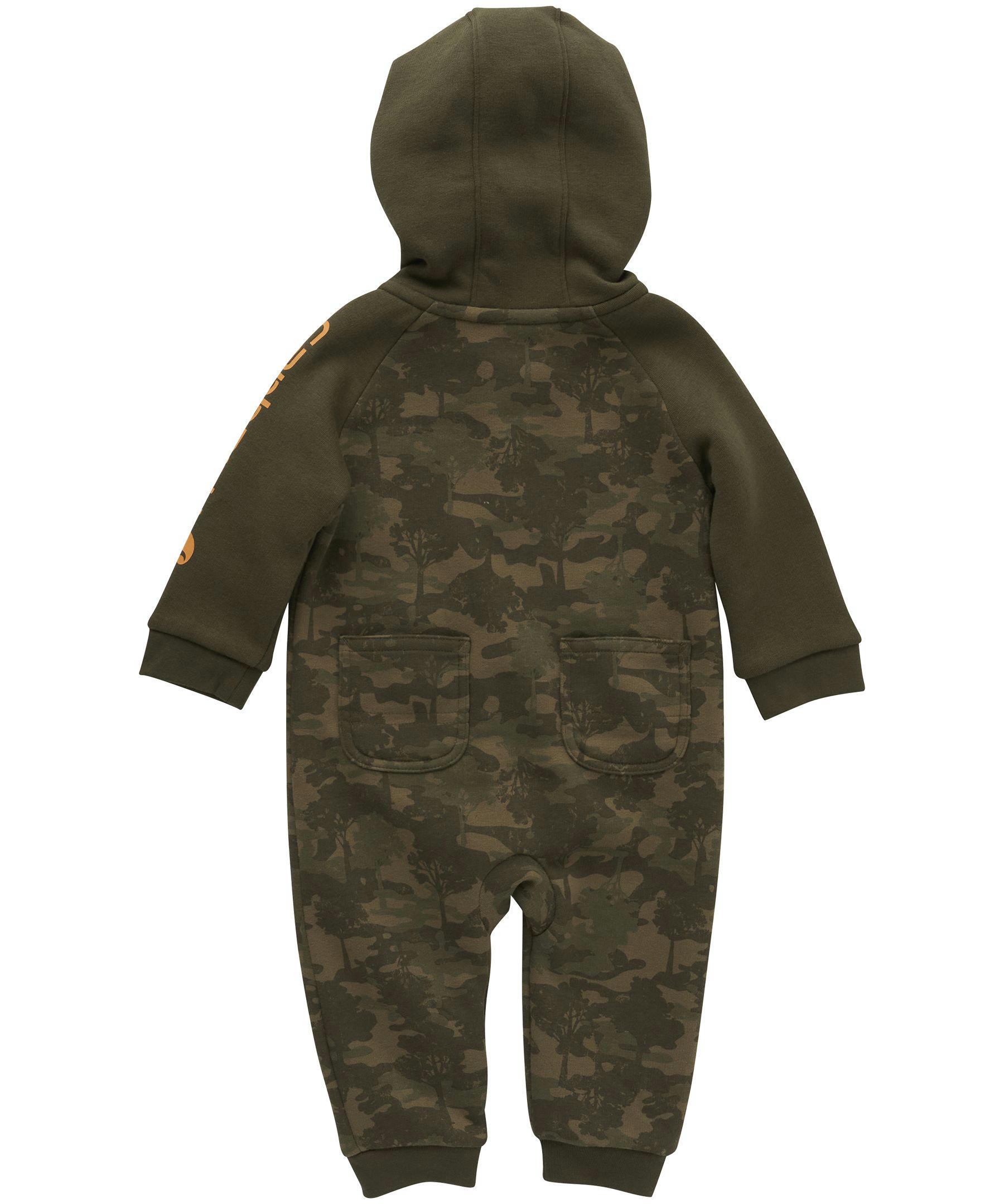 Carhartt Baby Unisex  Long Sleeve Zip Front Hooded Coverall