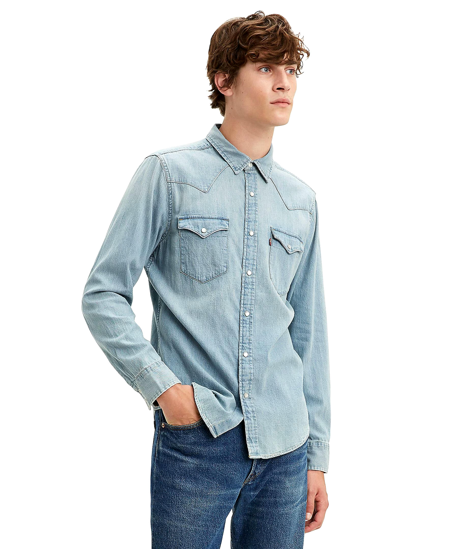 Levi's Men's Barstow Cotton Twill Classic Fit Long Sleeve Western Shirt