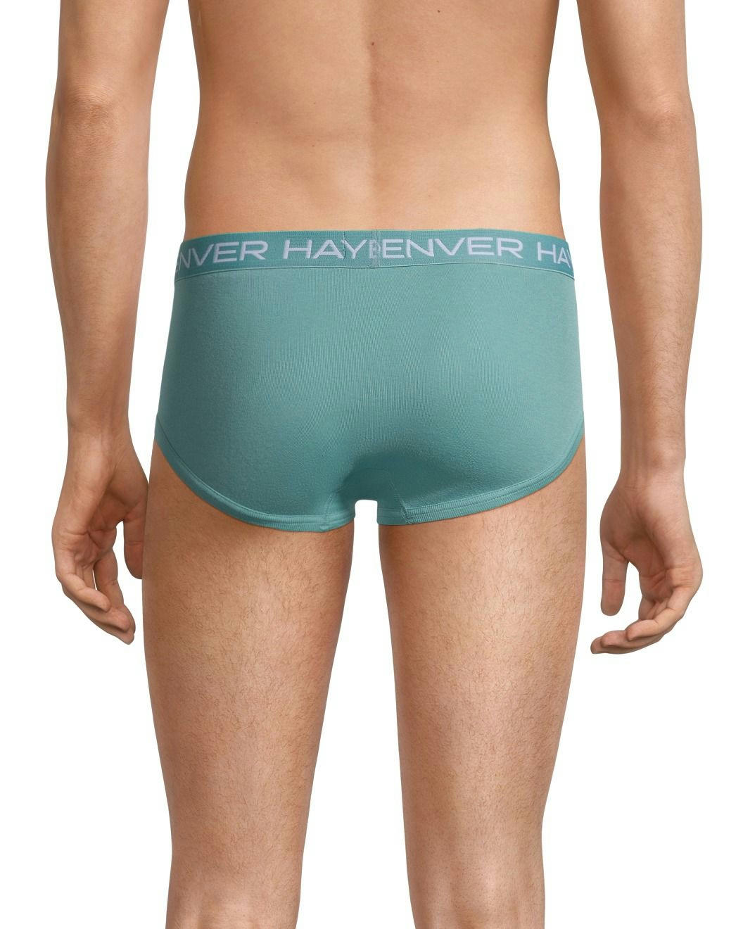 Denver Hayes Men's 3 Pack Solid Basic Briefs Underwear