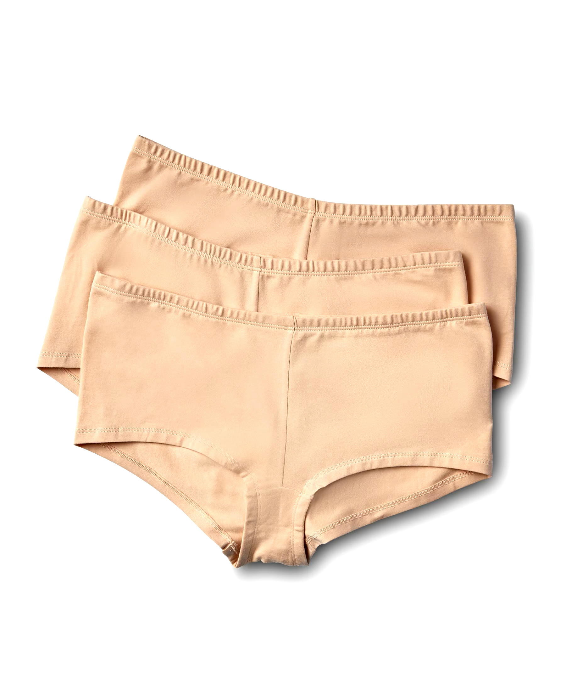 Denver Hayes Women's 3 Pack Cotton Stretch Boyshort Underwear