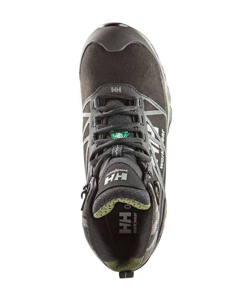 Helly Hansen Workwear Men's Aluminum Toe Composite Plate Waterproof Safety Hikers - Black/Green