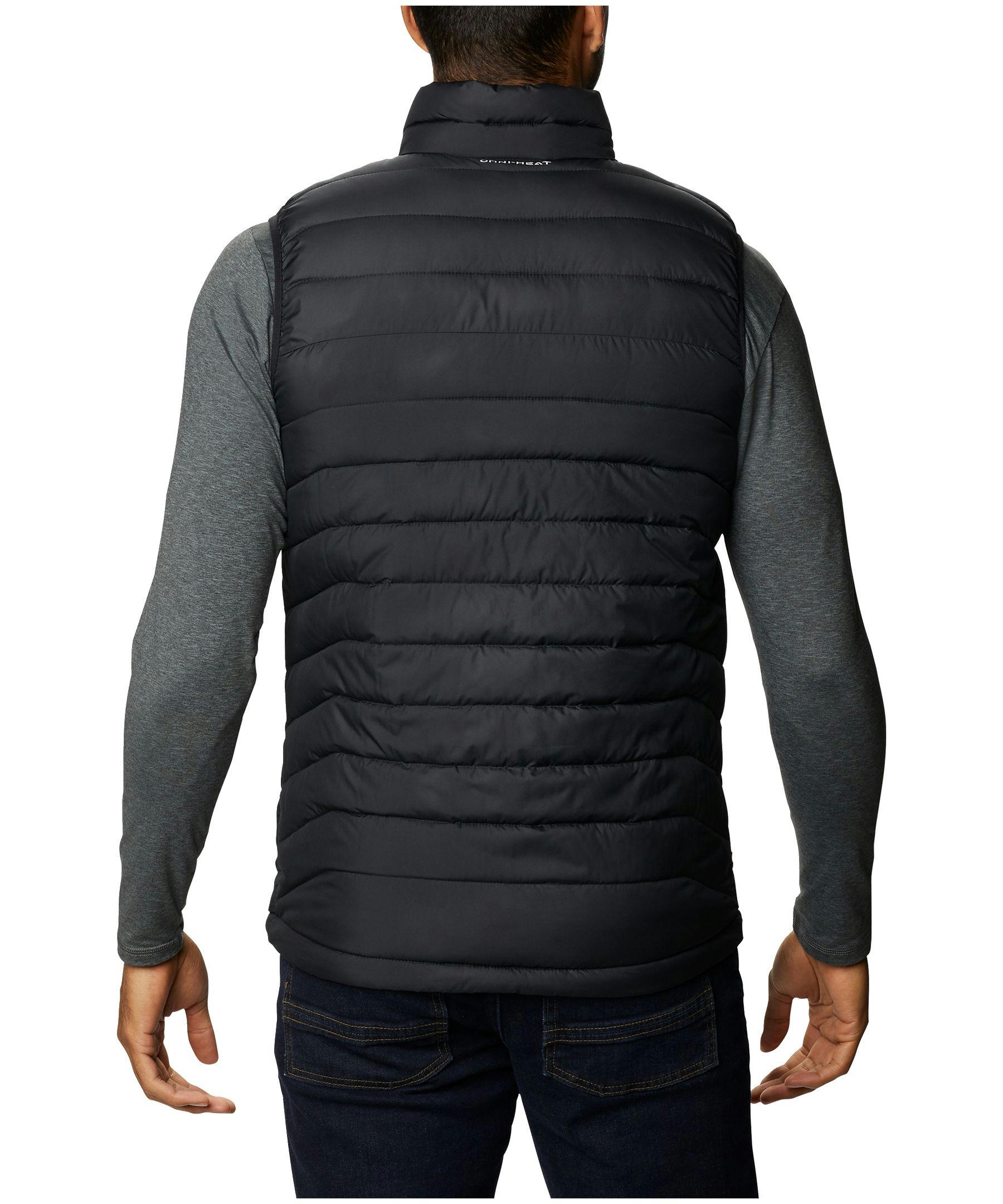 Columbia Men's Powder Lite Water Resistant Omni-Heat Insulated Vest Jacket