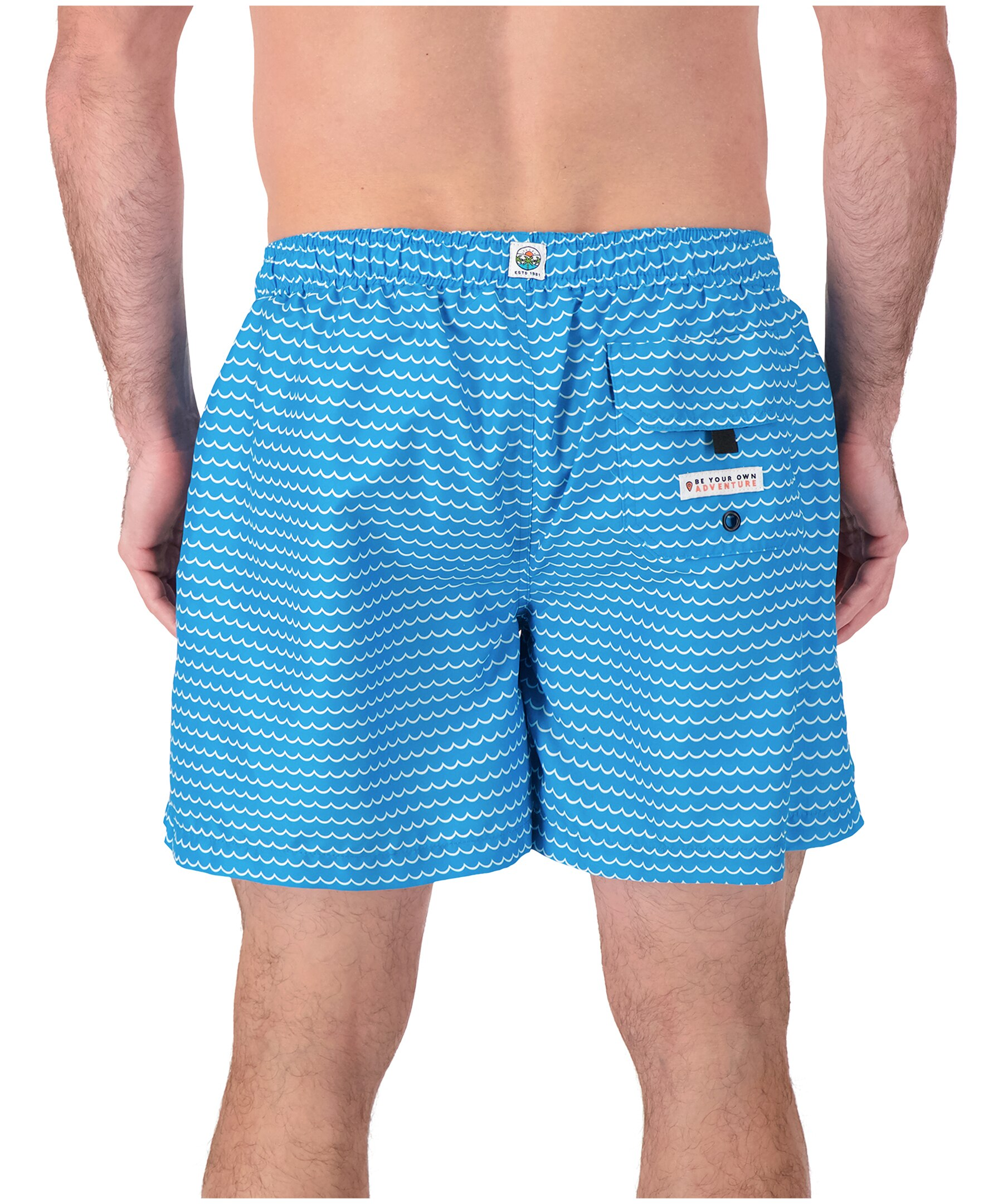 Sunset X Vine Men's Montero Mid Rise Swim Trunks