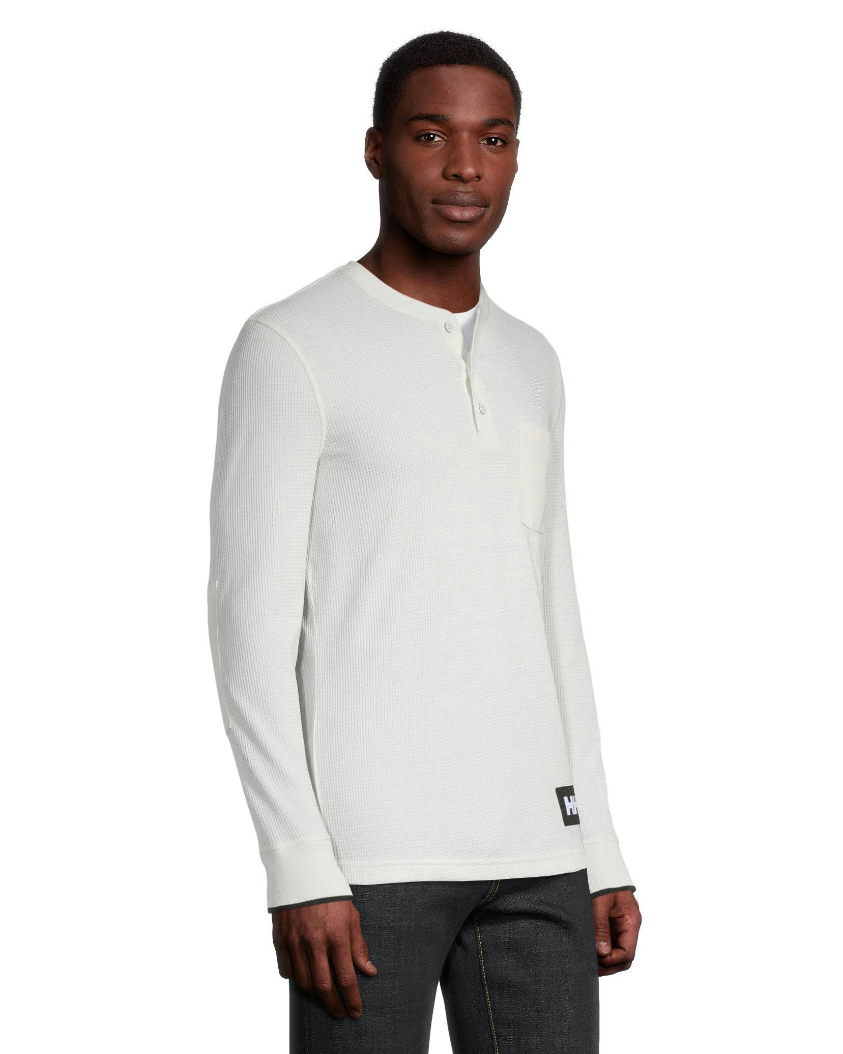 Helly Hansen Men's Long Sleeve Waffle Knit Henley Shirt