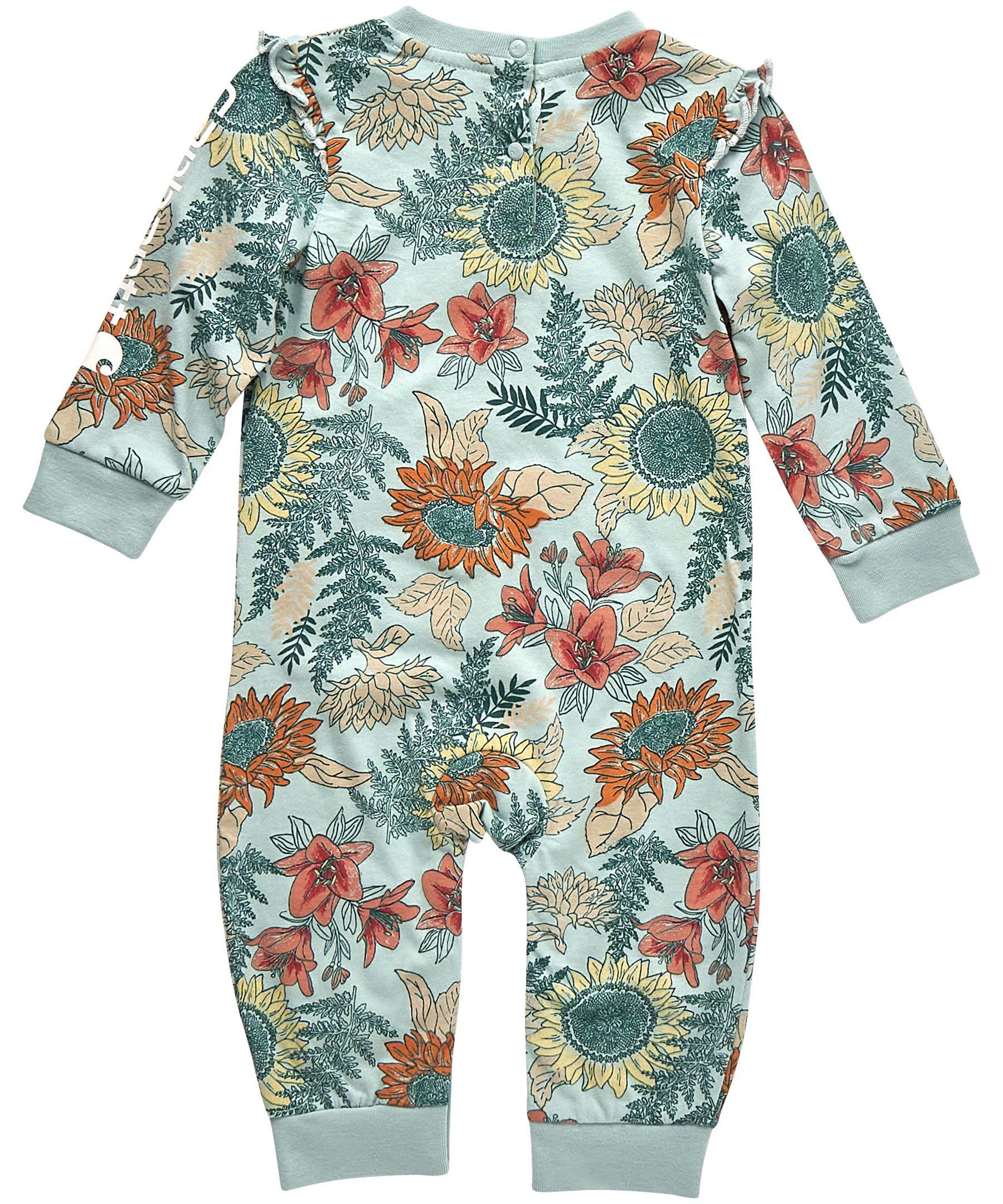 Carhartt Baby Girl's Long Sleeve Printed Coverall