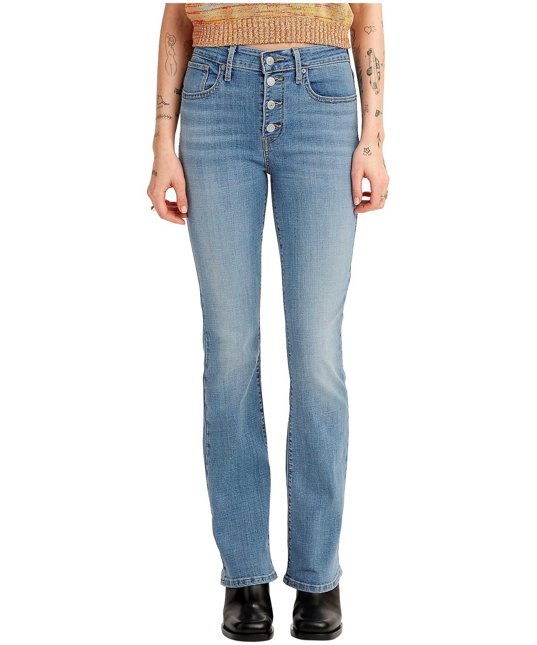 Levi's Women's 725 Heritage High Rise Bootcut Jeans - Medium Indigo