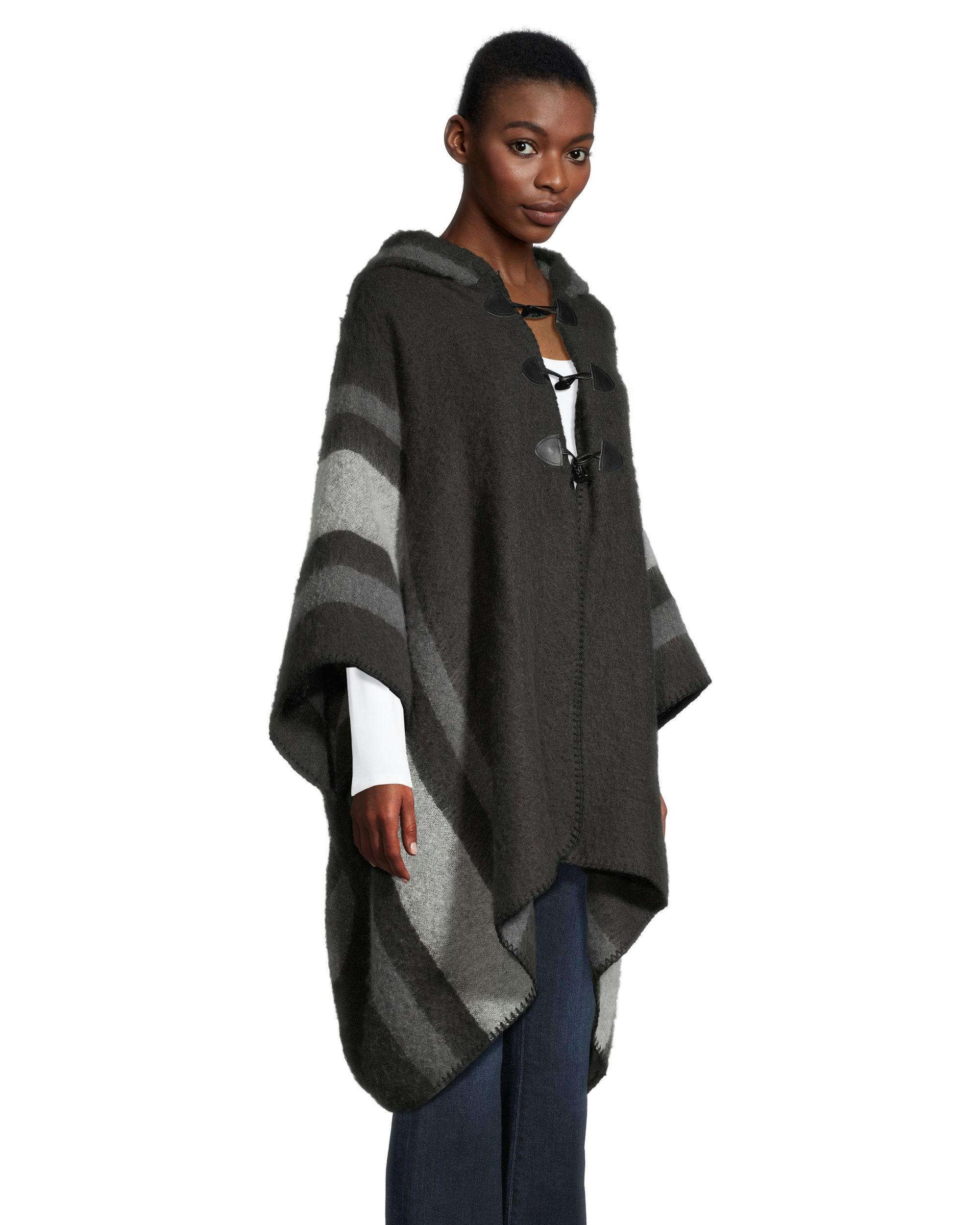 Denver Hayes Women's Hooded Shawl Ruana