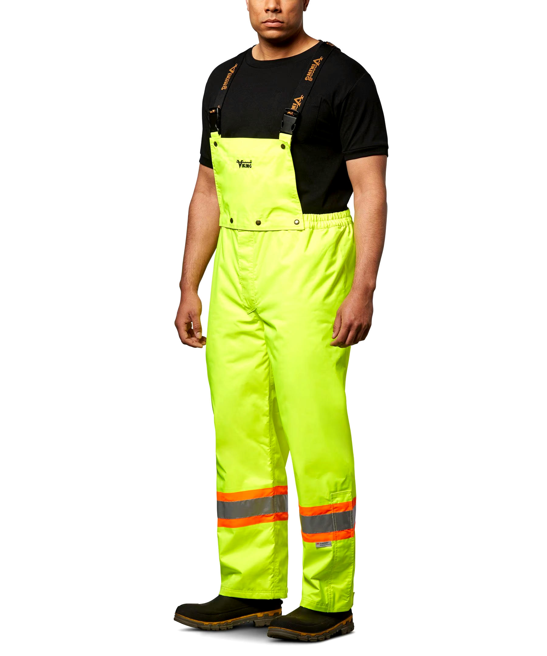 Viking Men's Professional Journeyman 300D Waterproof Safety Detachable Bib Pants