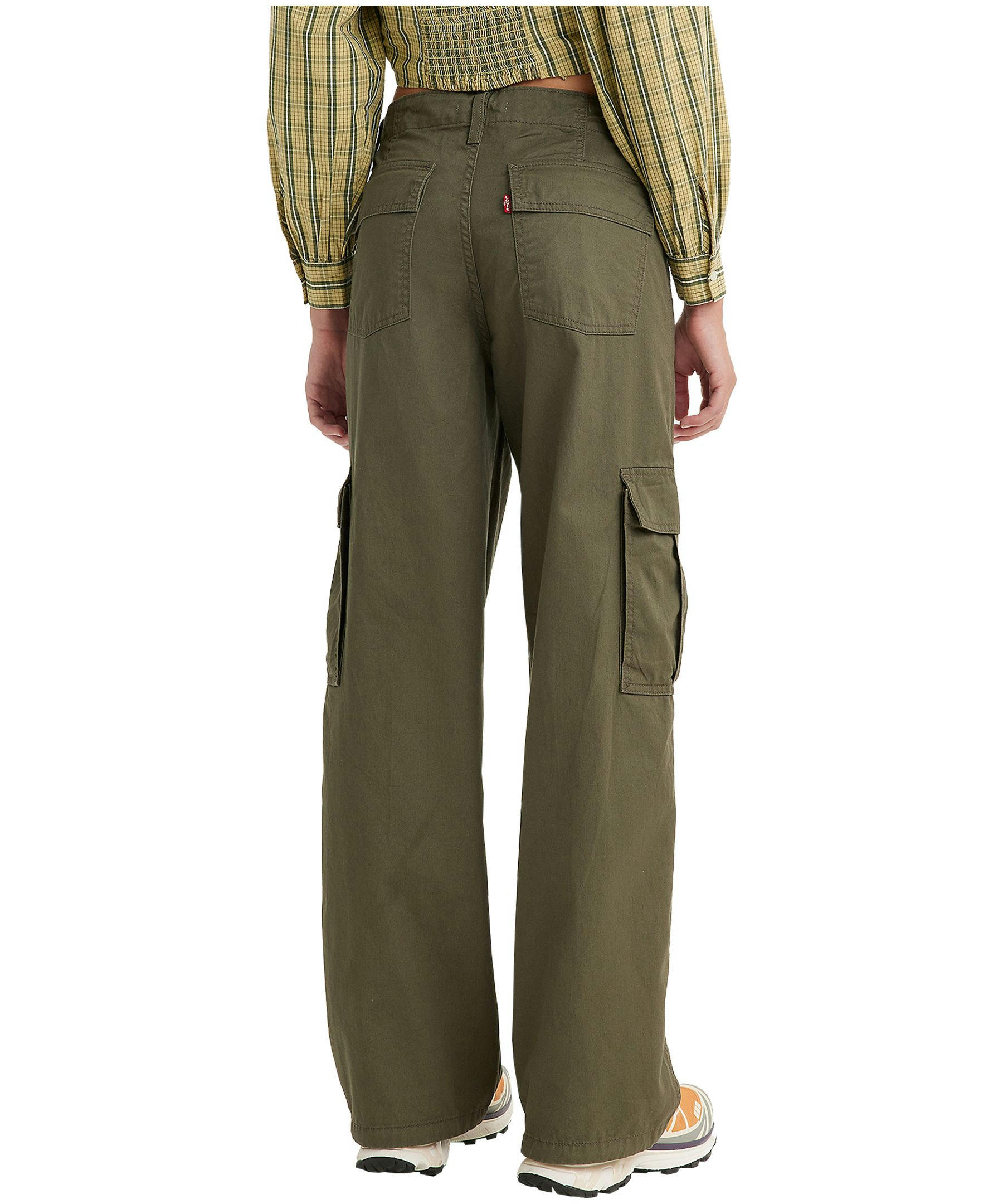 Levi's Women's '94 Baggy High Rise Straight Leg Cargo Pants - Green