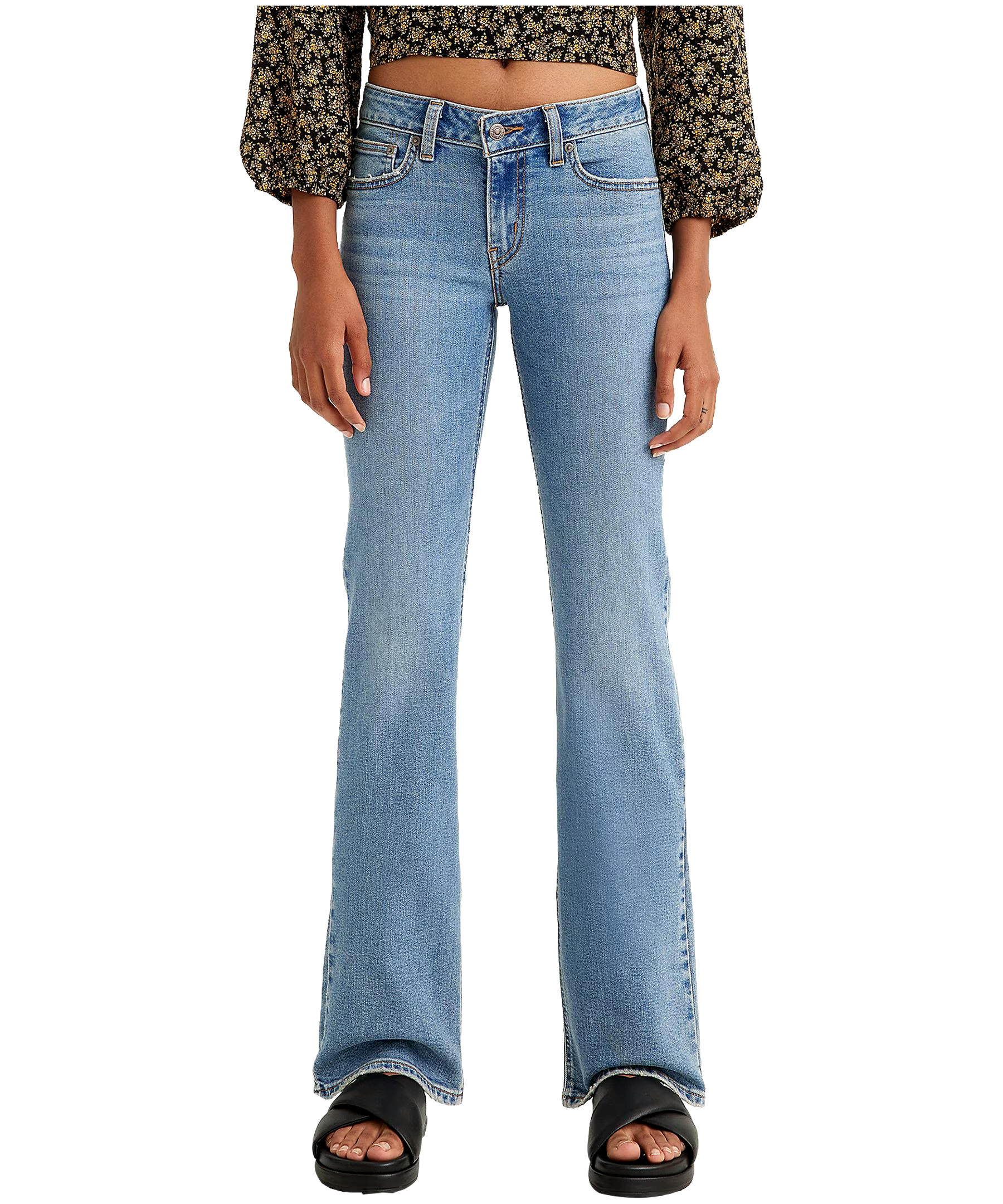 Levi's Women's Superlow Low Rise Straight Leg Bootcut Jeans