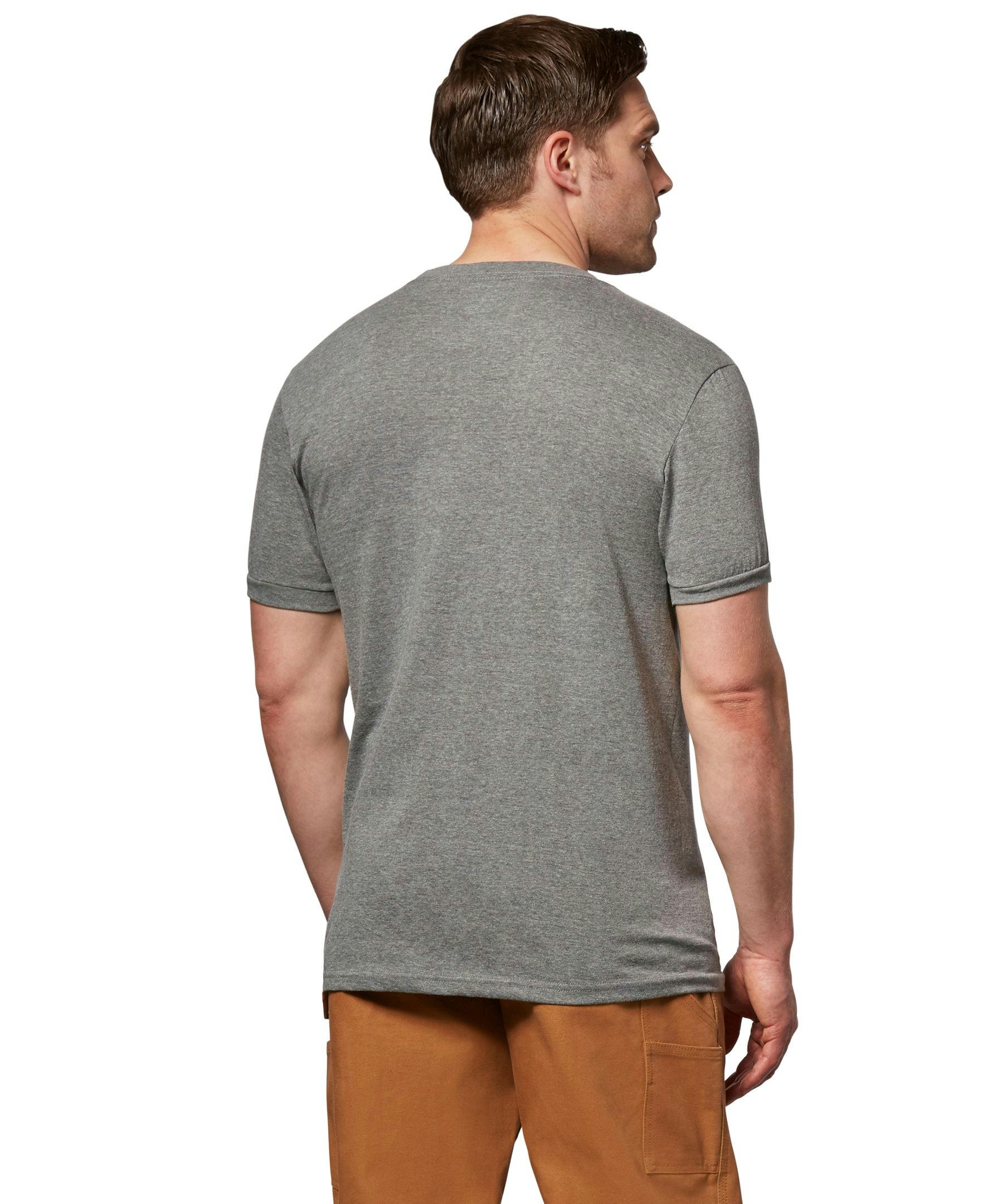 Aggressor Men's Crewneck Short Sleeve Work T-Shirt With FRESHTECH