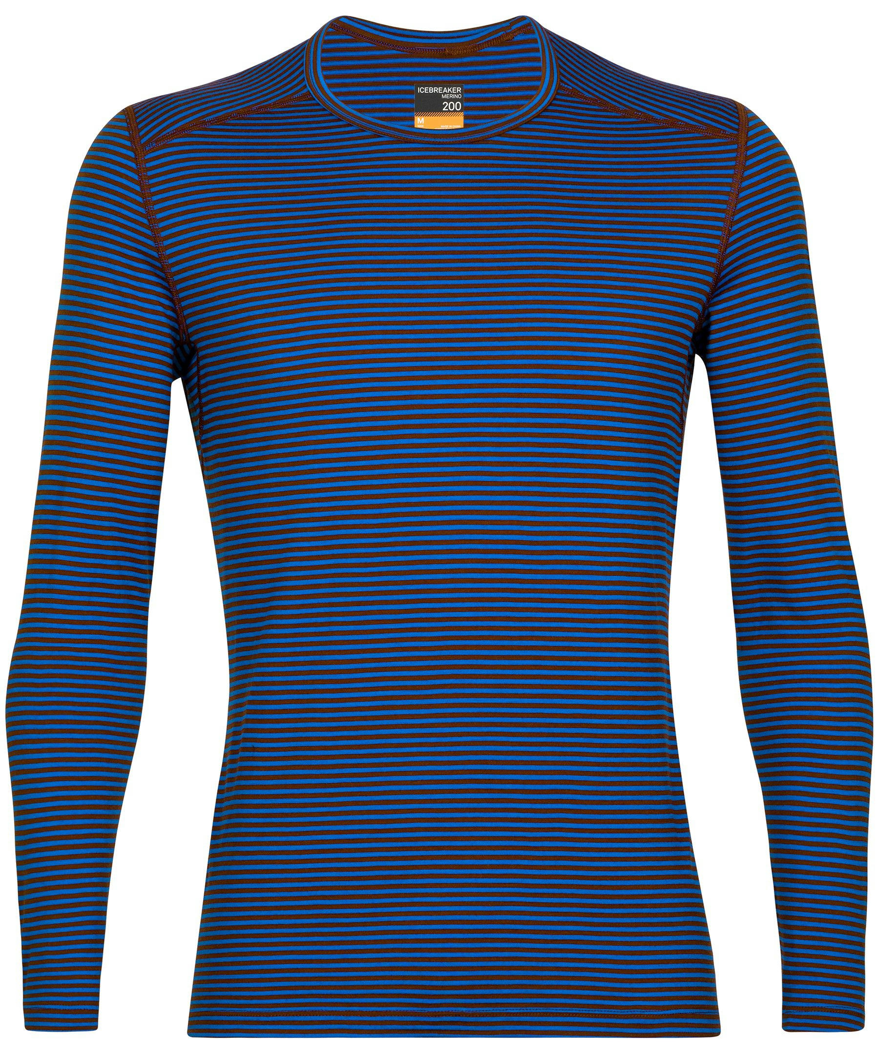 Icebreaker Men's 200 Oasis Long Sleeve Crewe Thermal Top