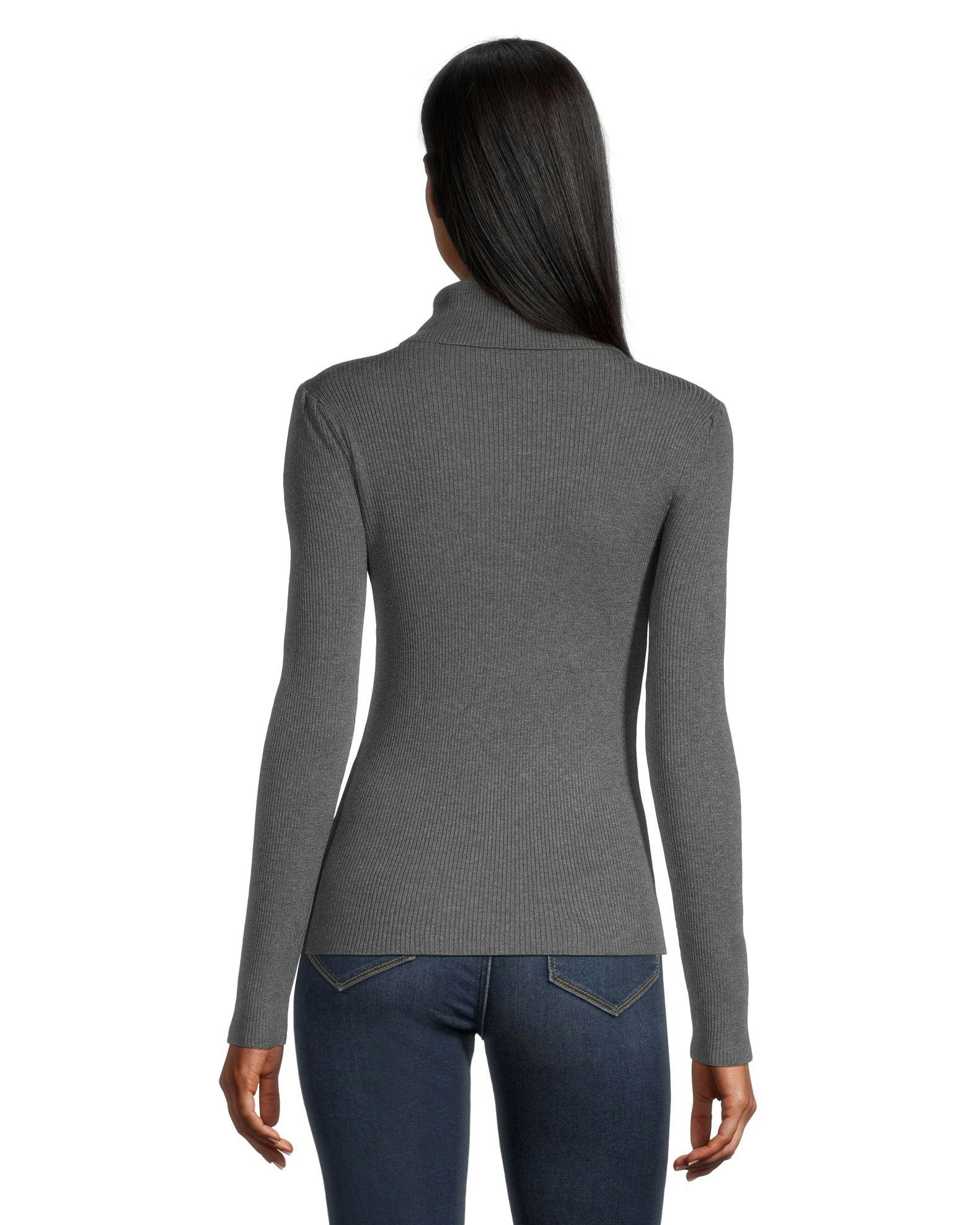 Denver Hayes Women's Fitted Ribbed Turtleneck