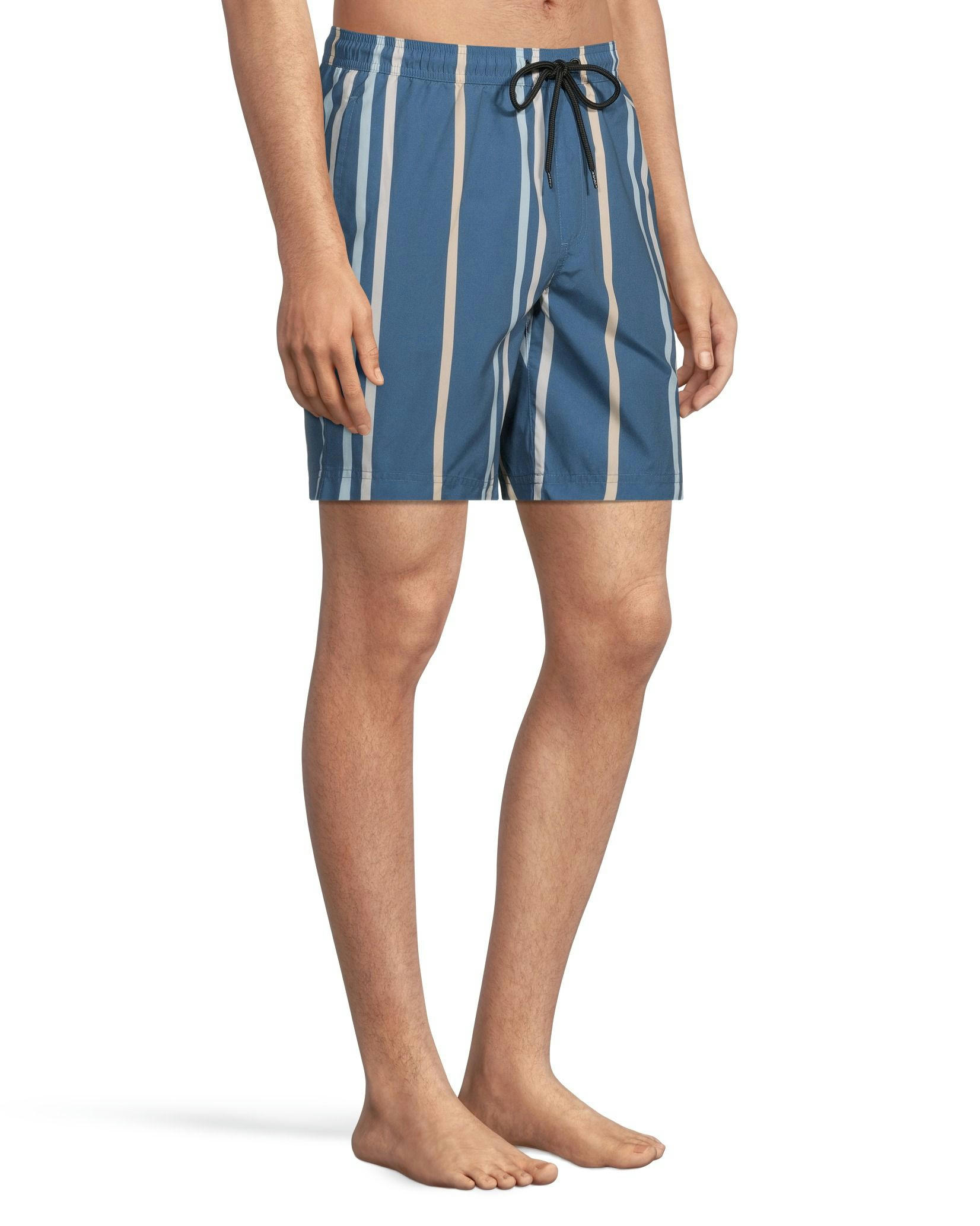 EXP Men's Camo Mid Rise Swim Shorts