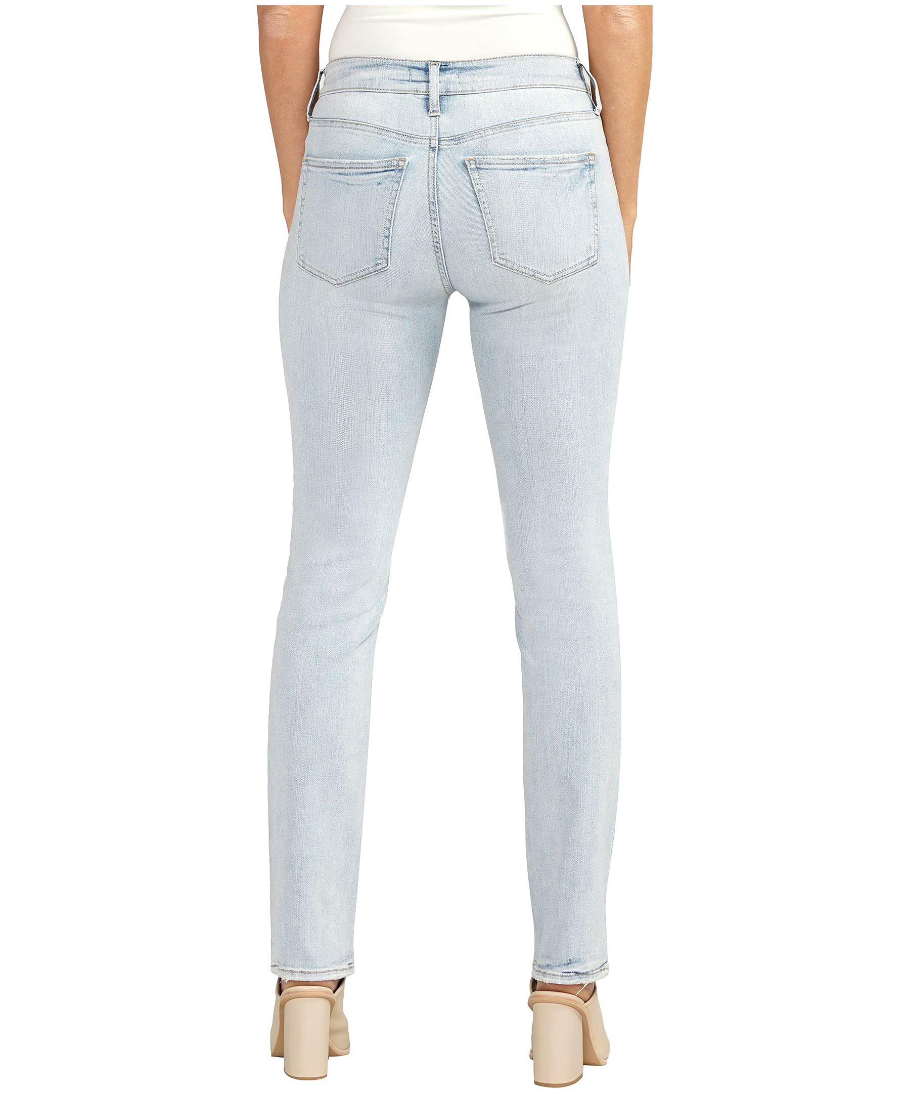 Silver Women's Suki Mid Rise Curvy Fit Straight Leg Jeans