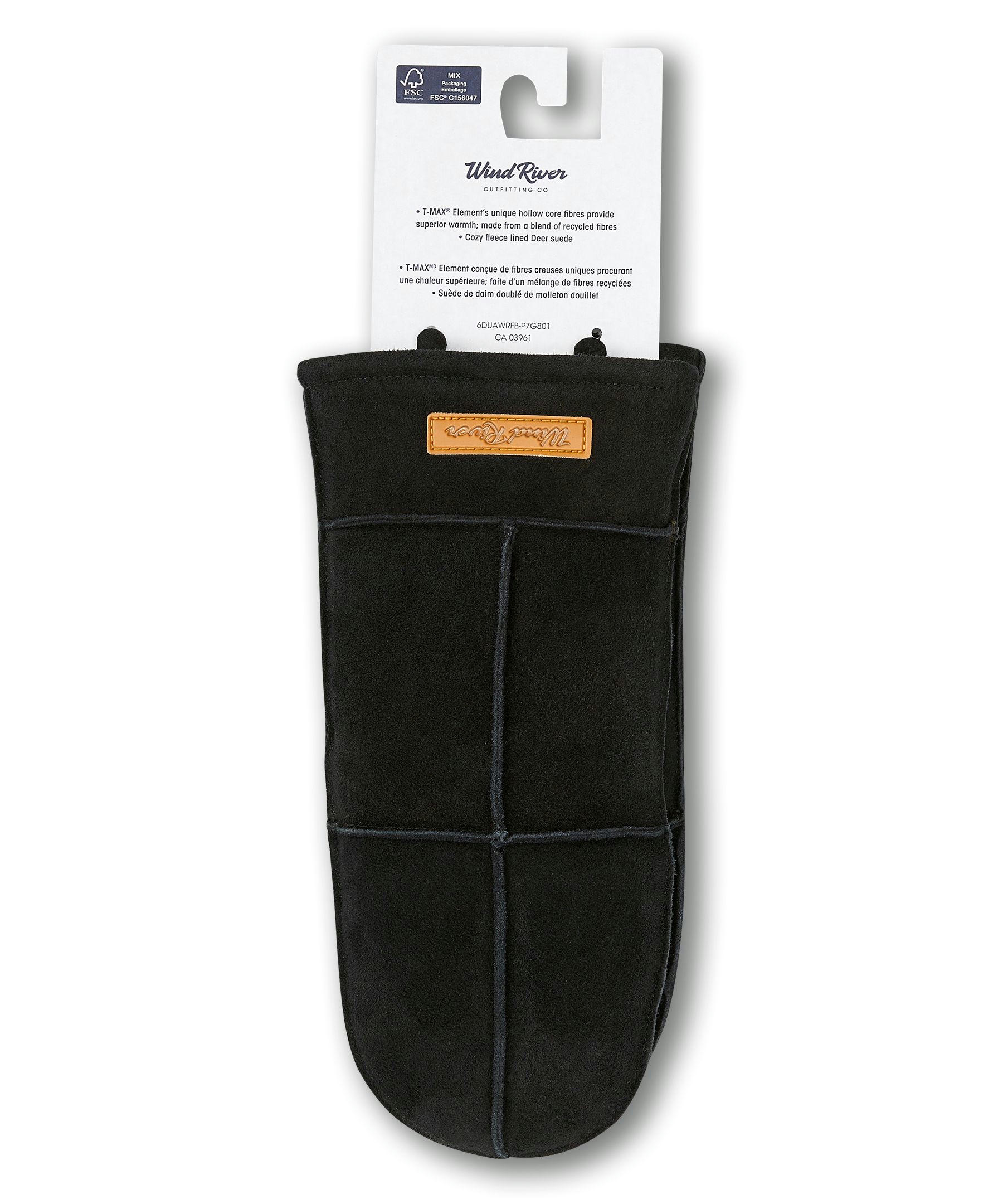 WindRiver Women's T-Max Deersuede Fleece Lined Mitt