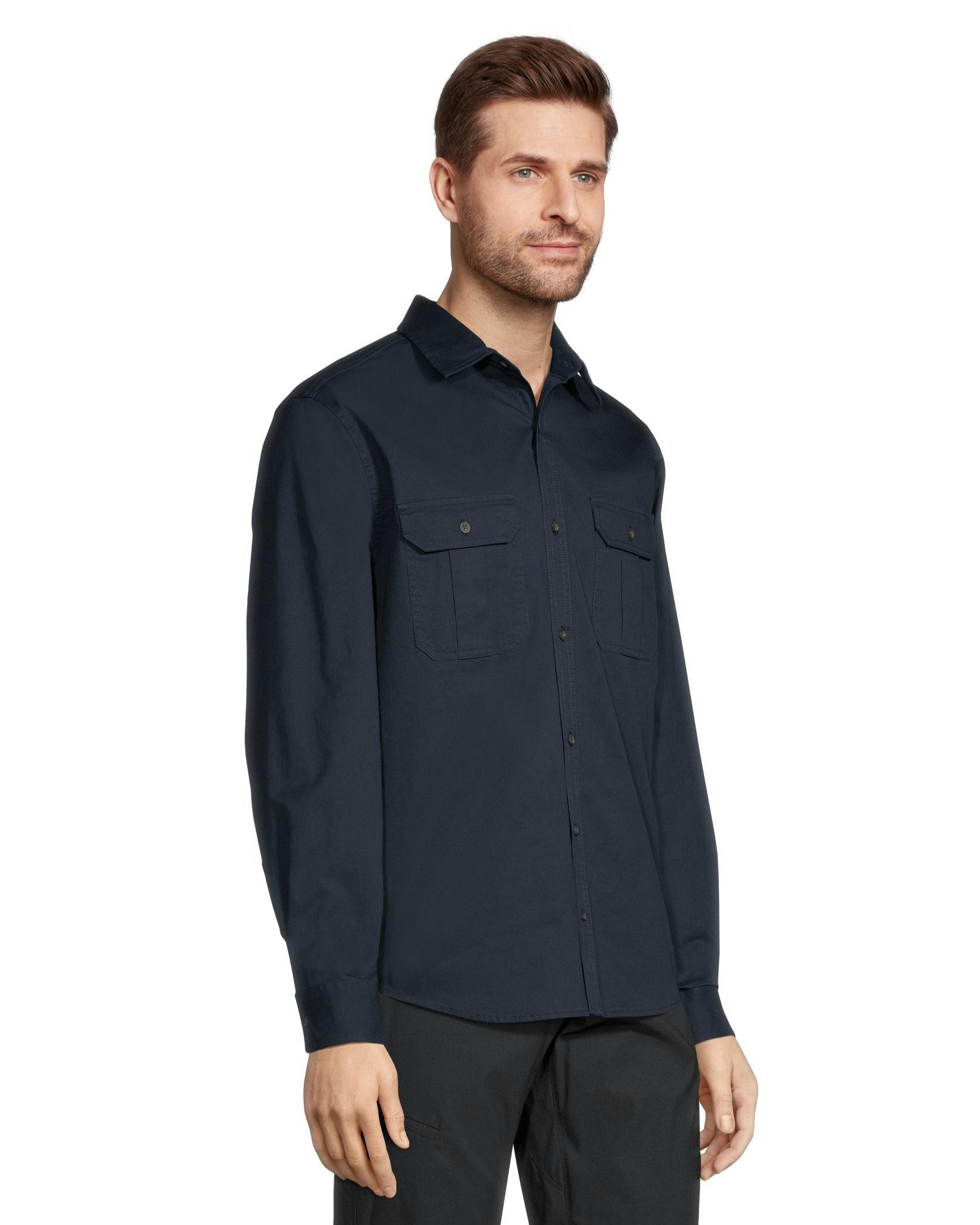 WindRiver Men's Long Sleeve Classic Fit Utility Shirt