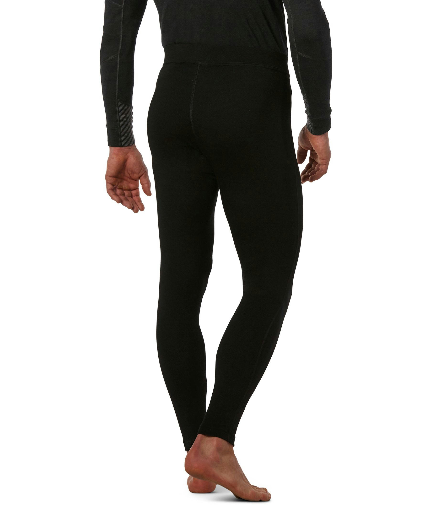 Helly Hansen Workwear Men's Lifa Merino Thermal Base Layer Long Underwear Pants - Black