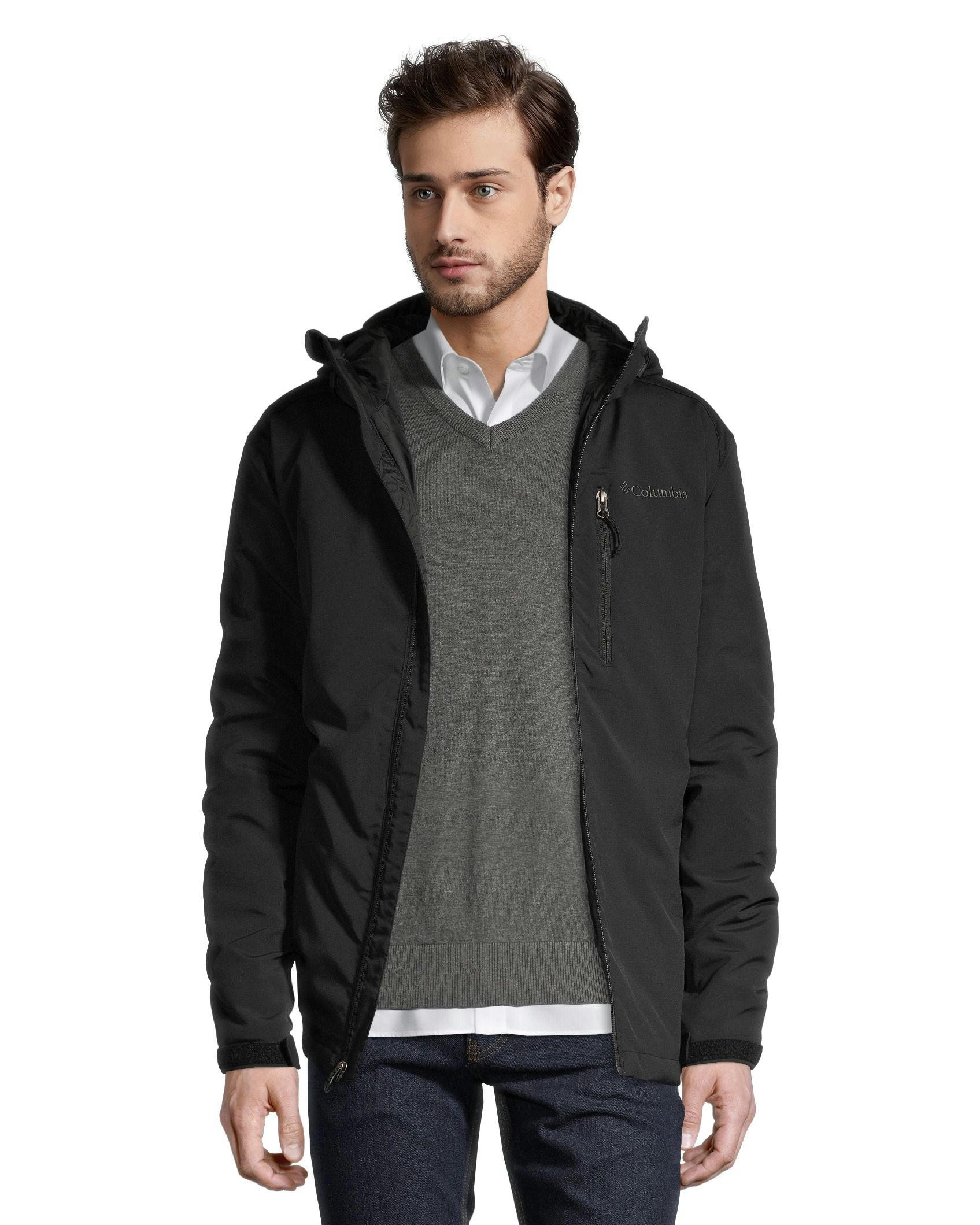 Columbia Men's Gate Racer Water Resistant Hooded Insulated Softshell Jacket