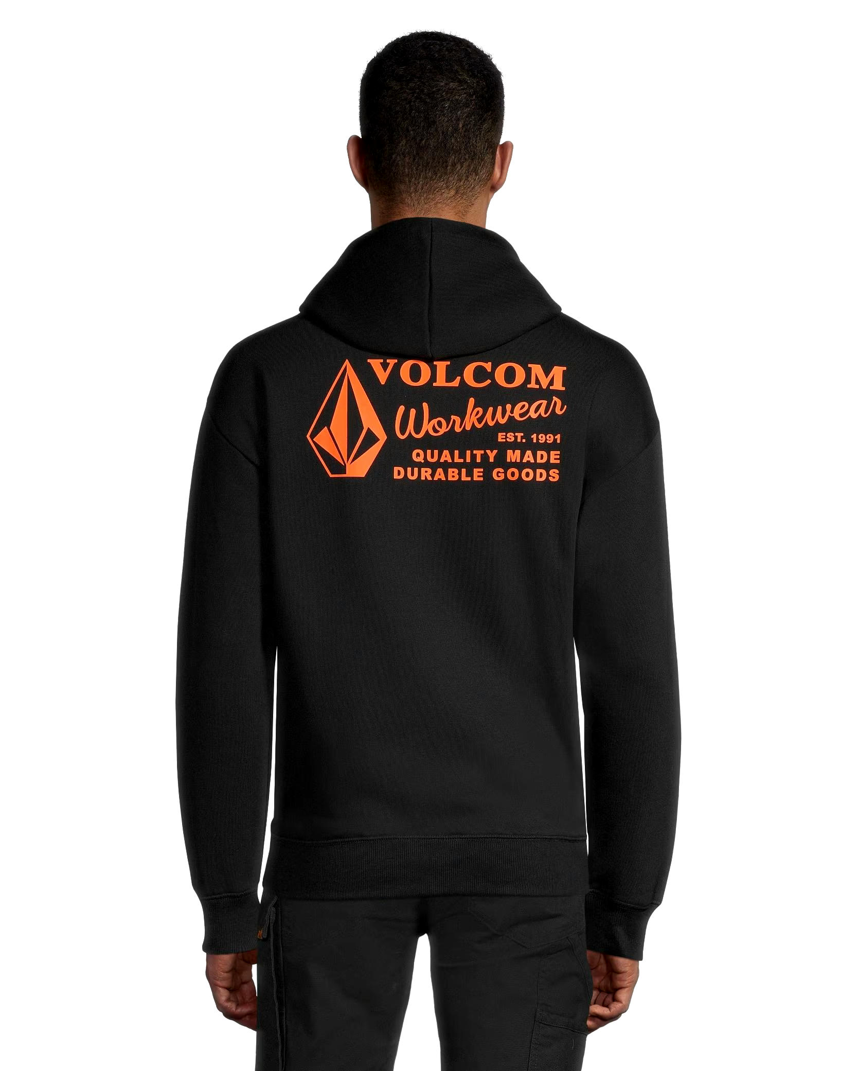 Volcom Workwear Men's Kangaroo Pocket Pullover Work Hoodie
