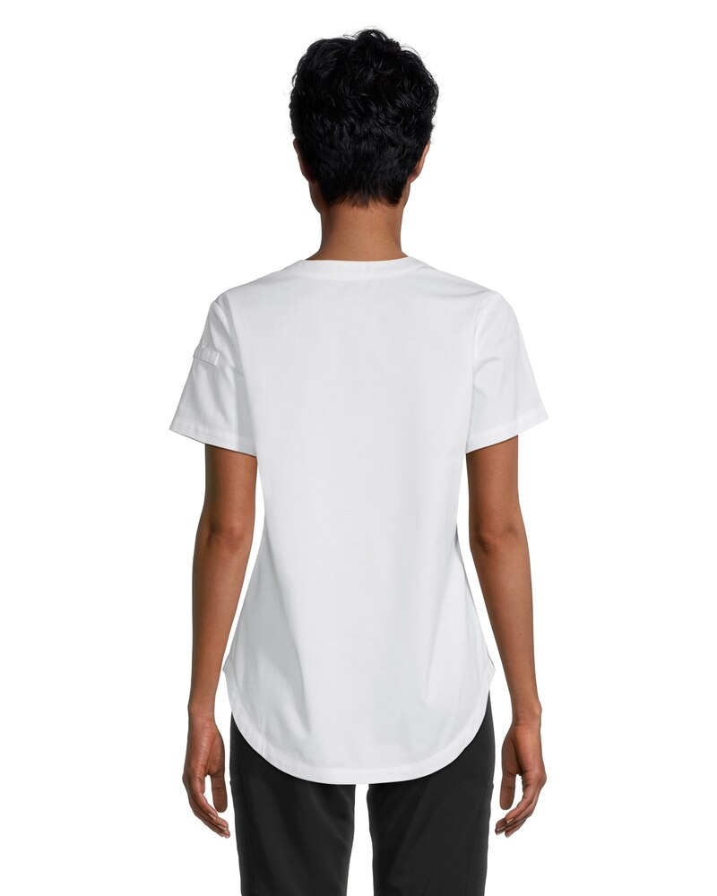 HEALTH PRO Women's 1 Pocket Tuck V-Neck Scrub Top