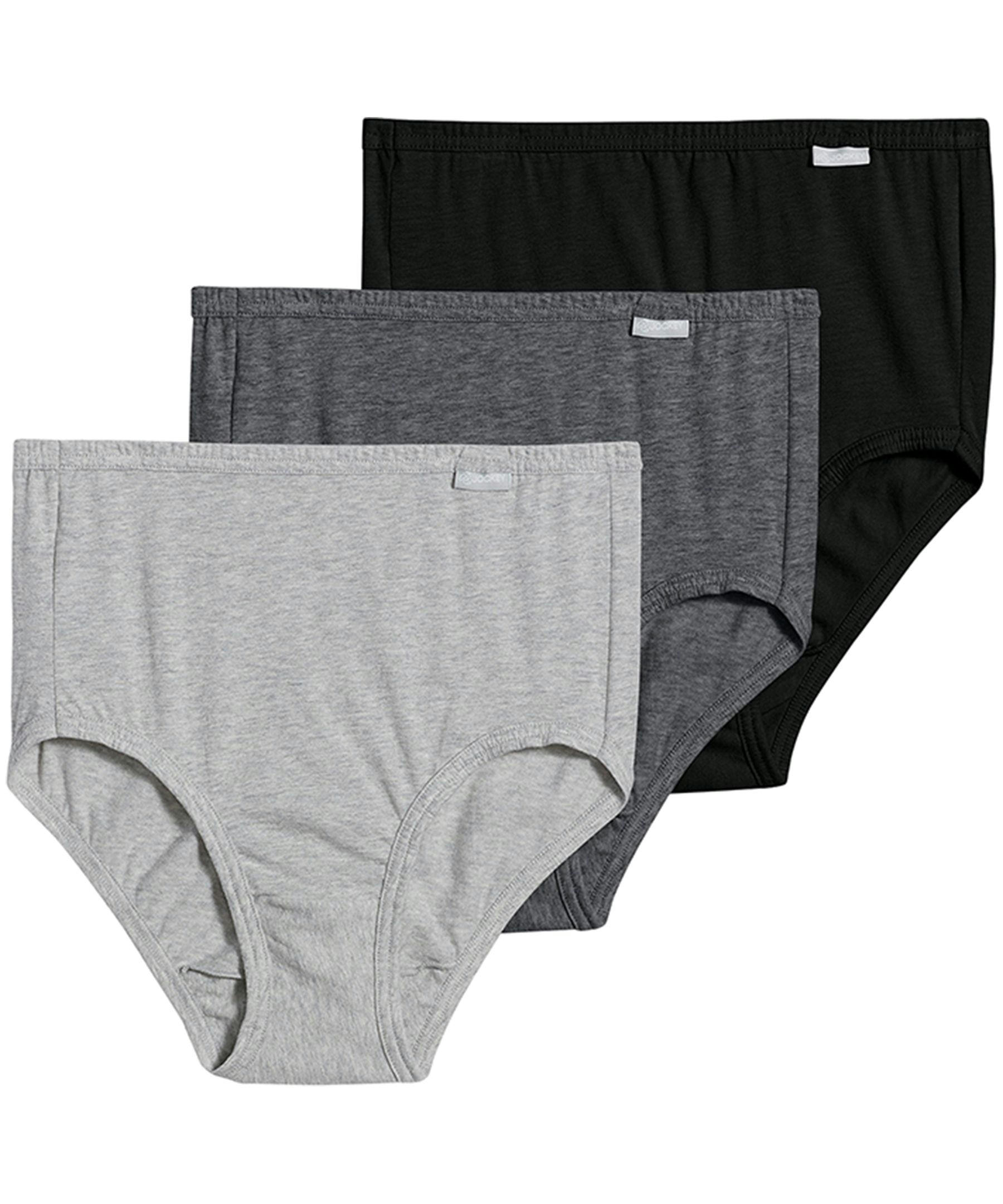 Jockey Women's 3-Pack Elance Basic Briefs