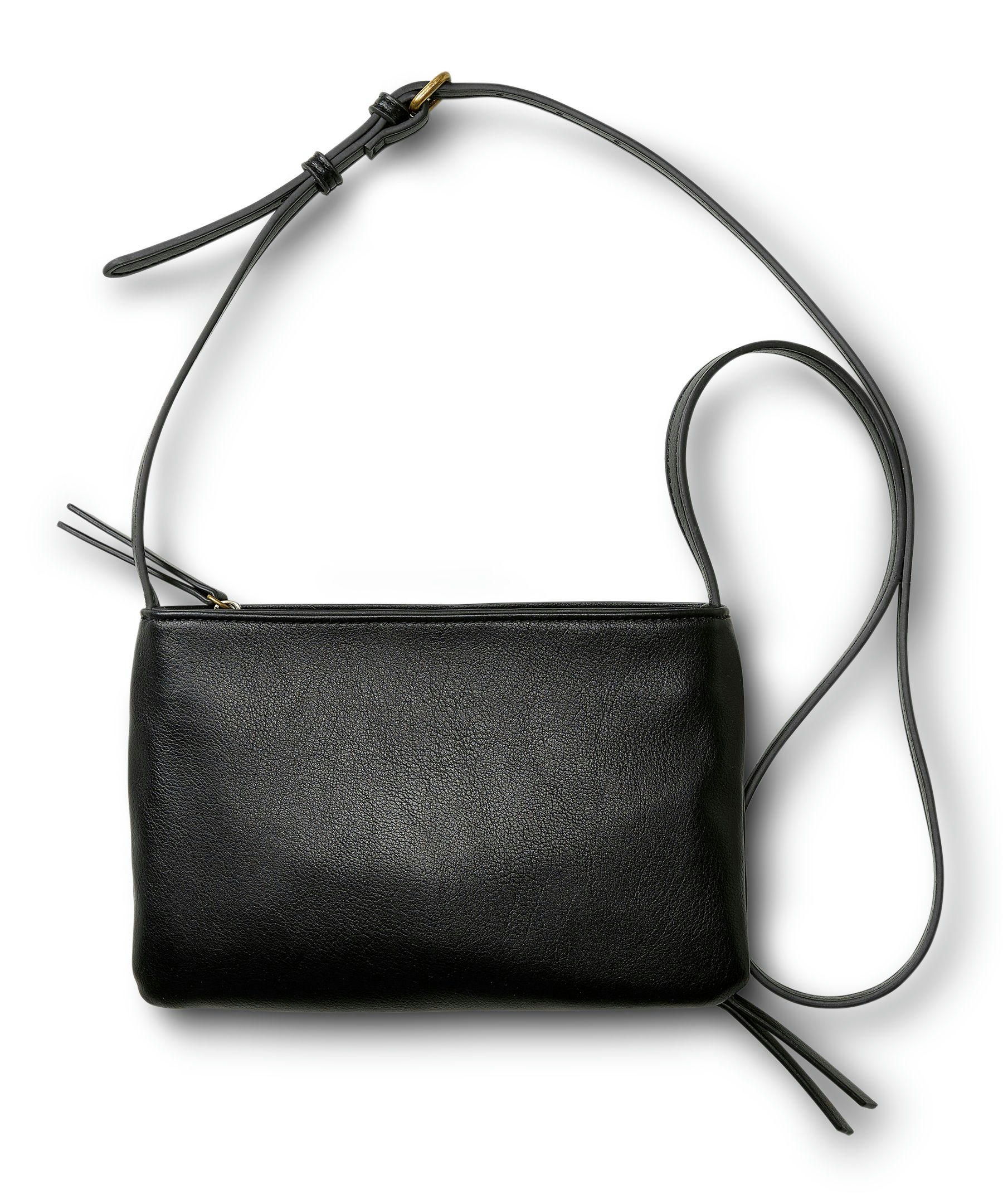 Denver Hayes Women's Crossbody Purse With Zippered Compartment and Removable Strap