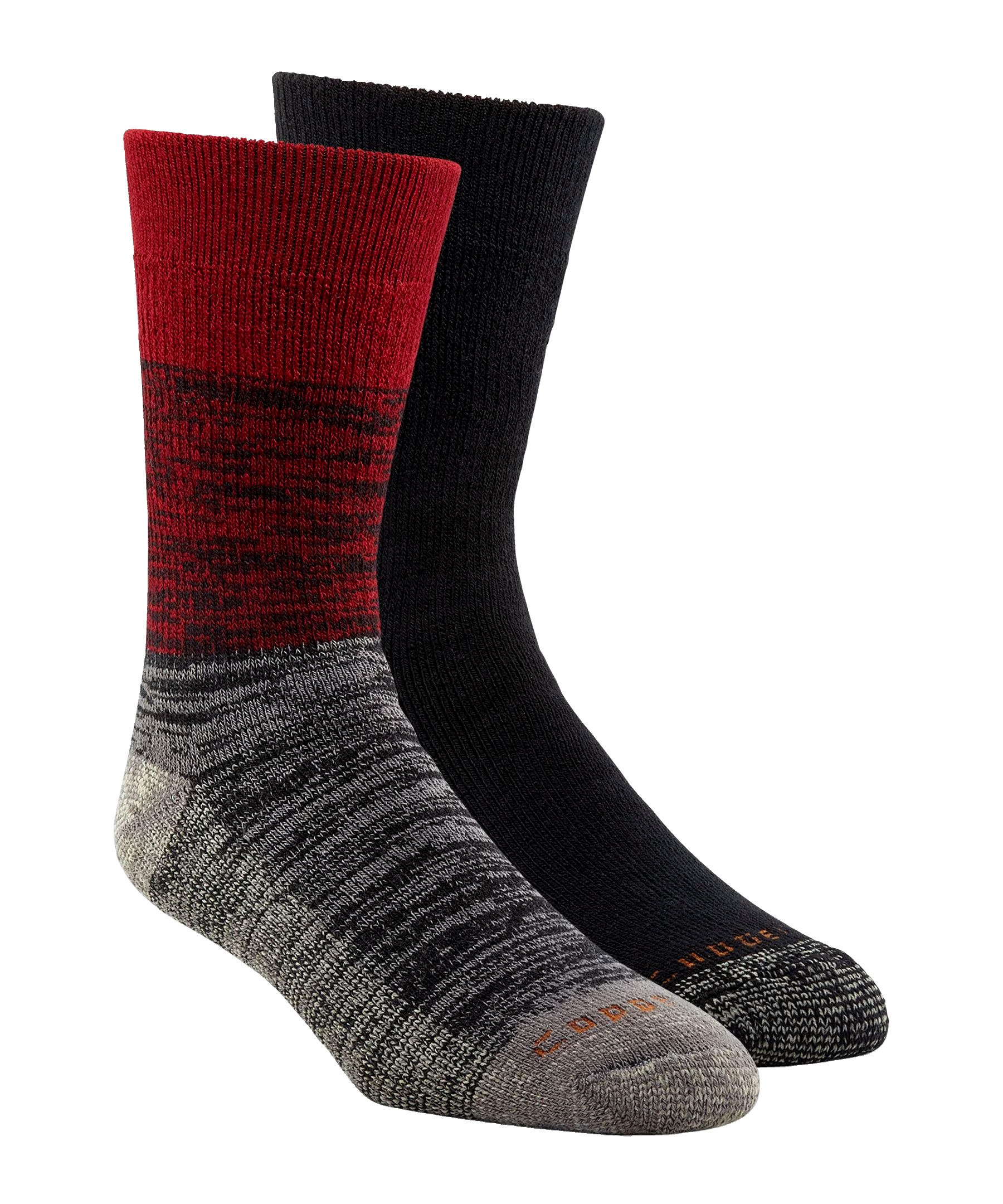 Copper Sole Men's 2 Pack TMAX Burshed Thermal Socks