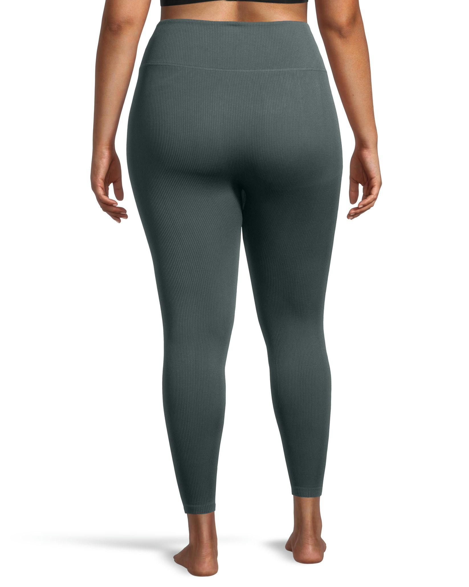 Shambhala Women's High Rise Live-In Confidence Ribbed Leggings - 7/8 Length