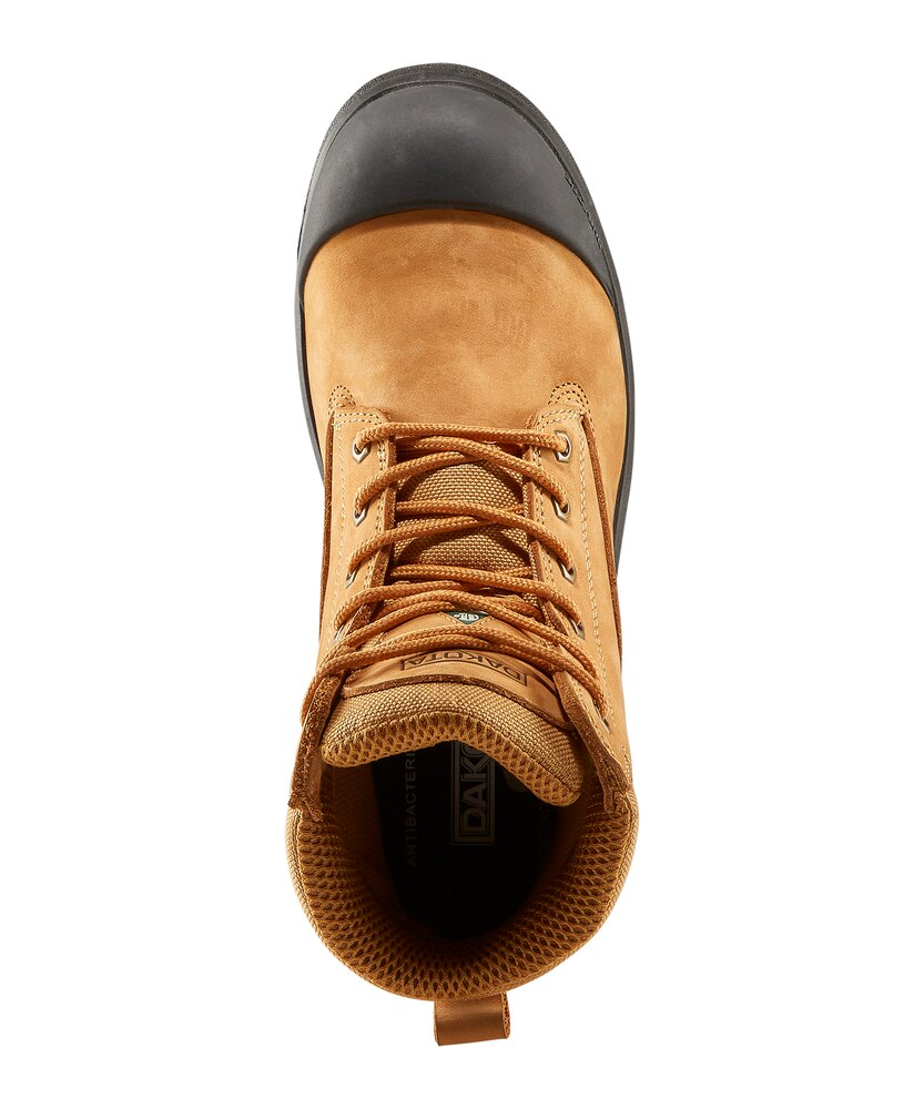 Dakota WorkPro Series Men's  6 Inch Steel Toe Steel Plate 6518 Leather Safety Work Boots - Tan