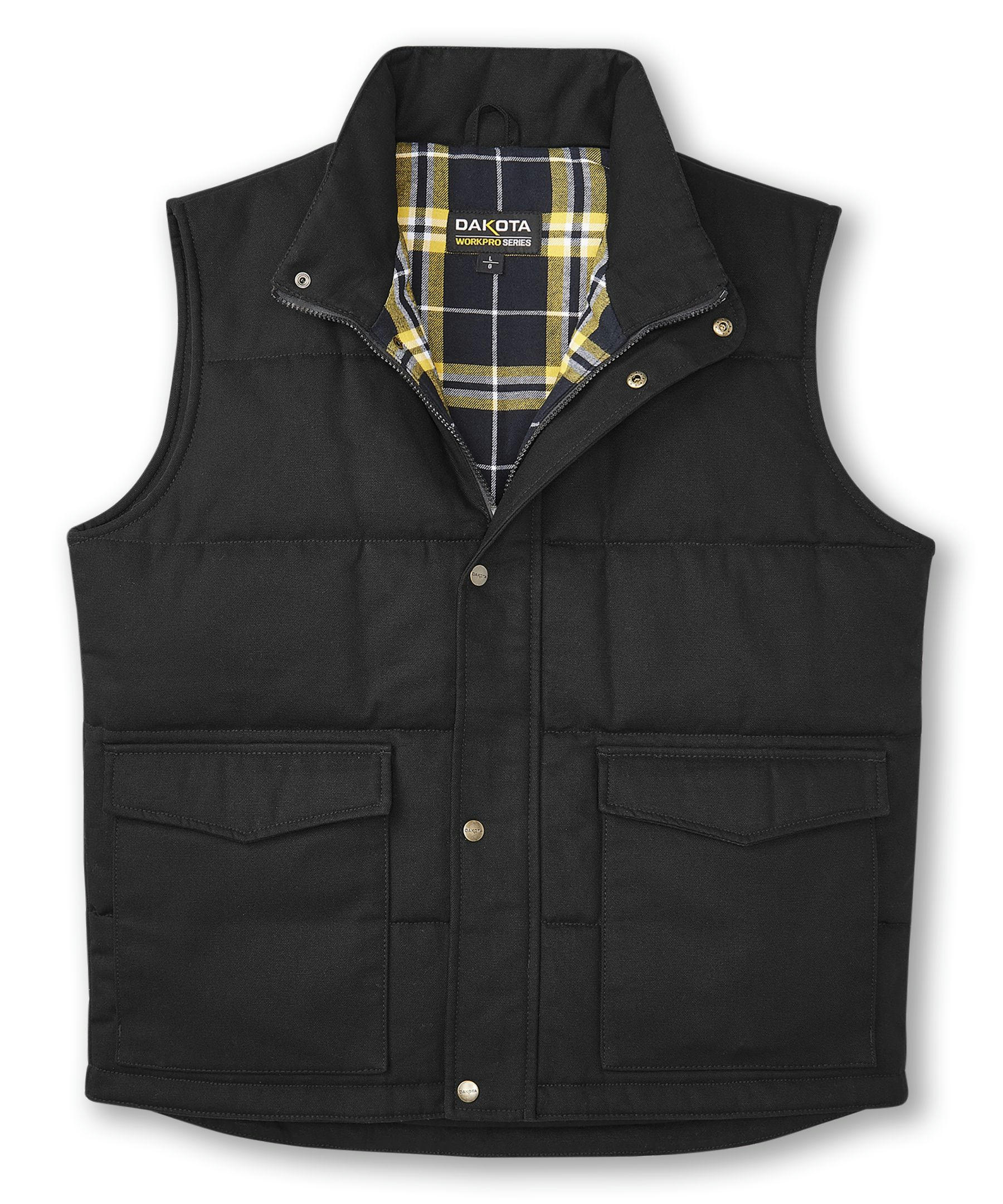 Dakota WorkPro Series Men's Quilted Insulated Duck Work Vest
