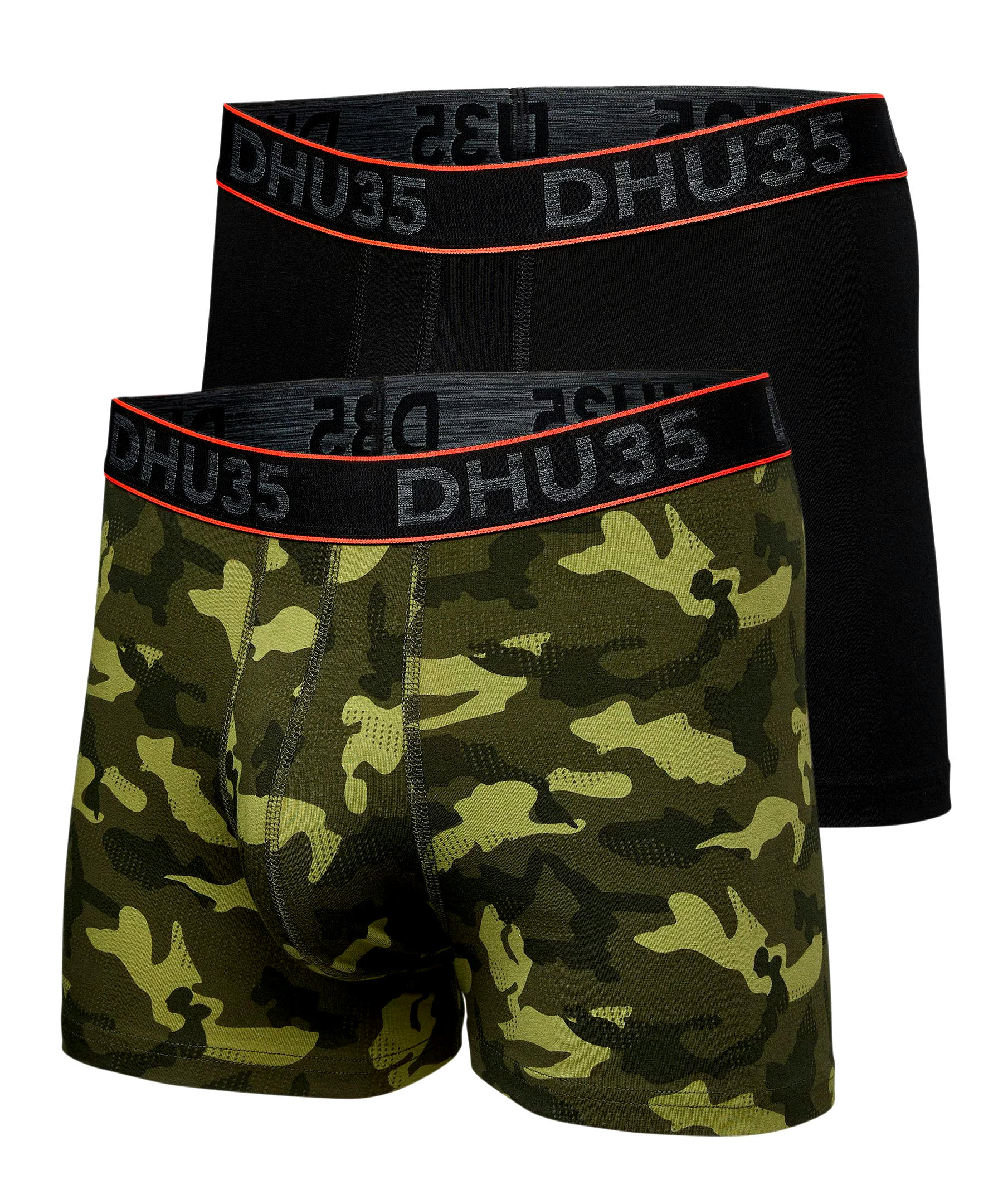 Denver Hayes Men's 2 Pack Stretch Side x Side Trunk Briefs Underwear