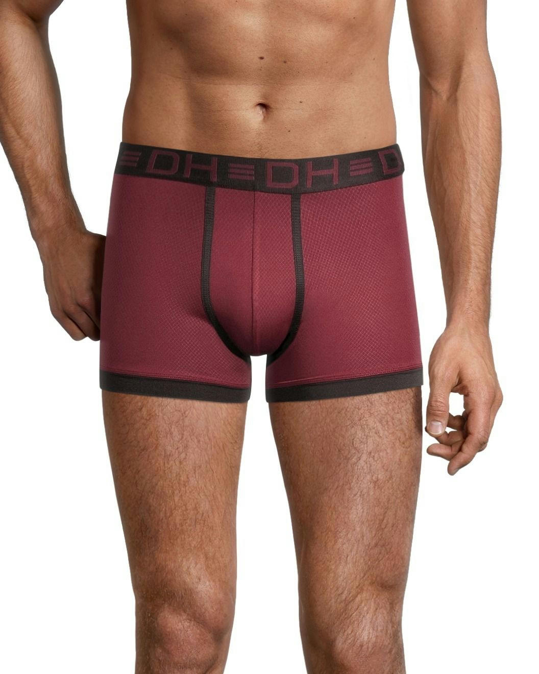 Denver Hayes Men's Microfibre Heat Press Fashion Trunk Briefs