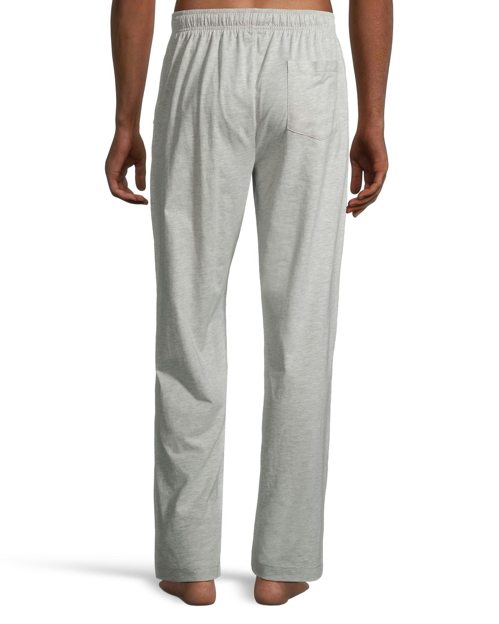 Men's Jersey Lounge Pants With Elastic Waistband and Drawstring