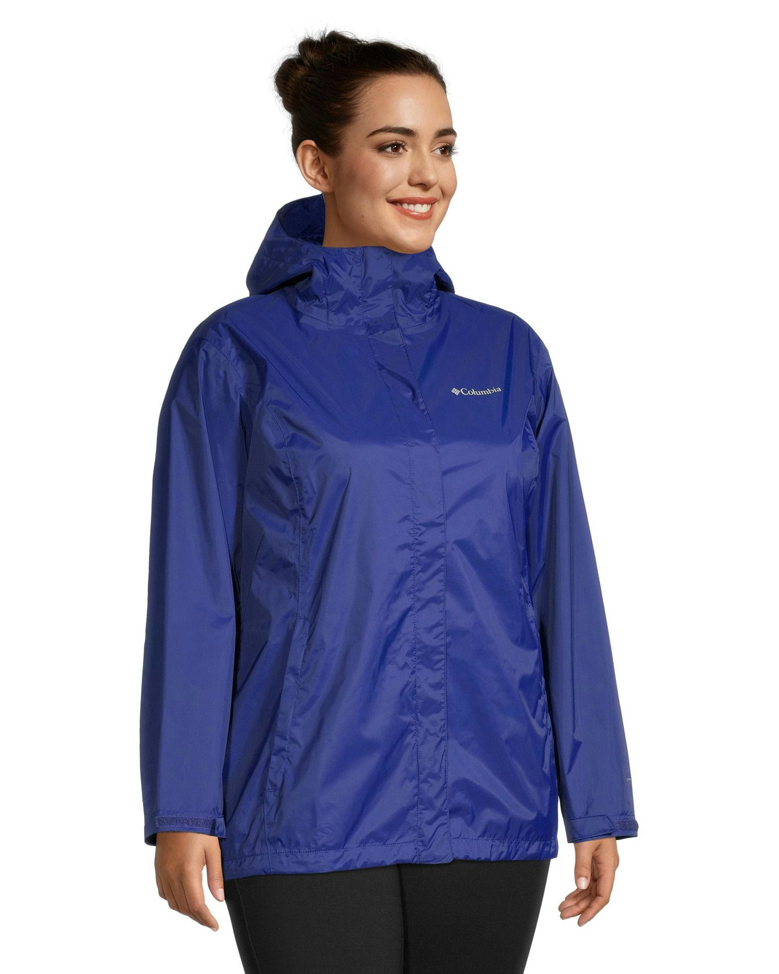 Columbia Women's Arcadia II Hooded Rain Jacket, Waterproof, Breathable, Packable, Shell