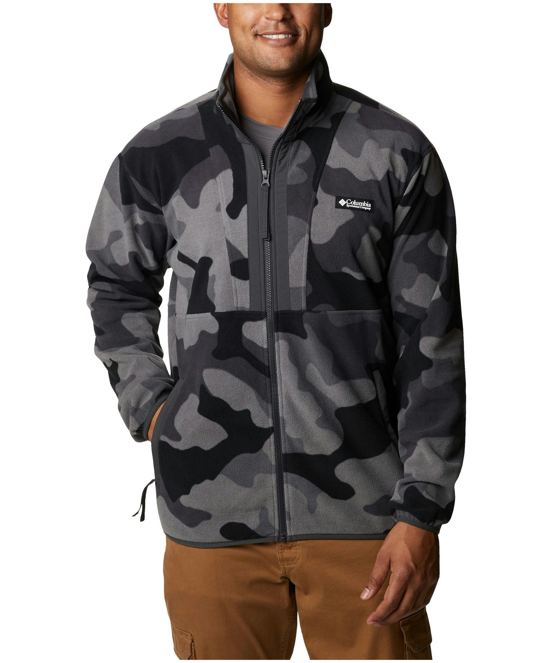 Columbia Men's Back Bowl Lightweight Full Zip Fleece Sweatshirt