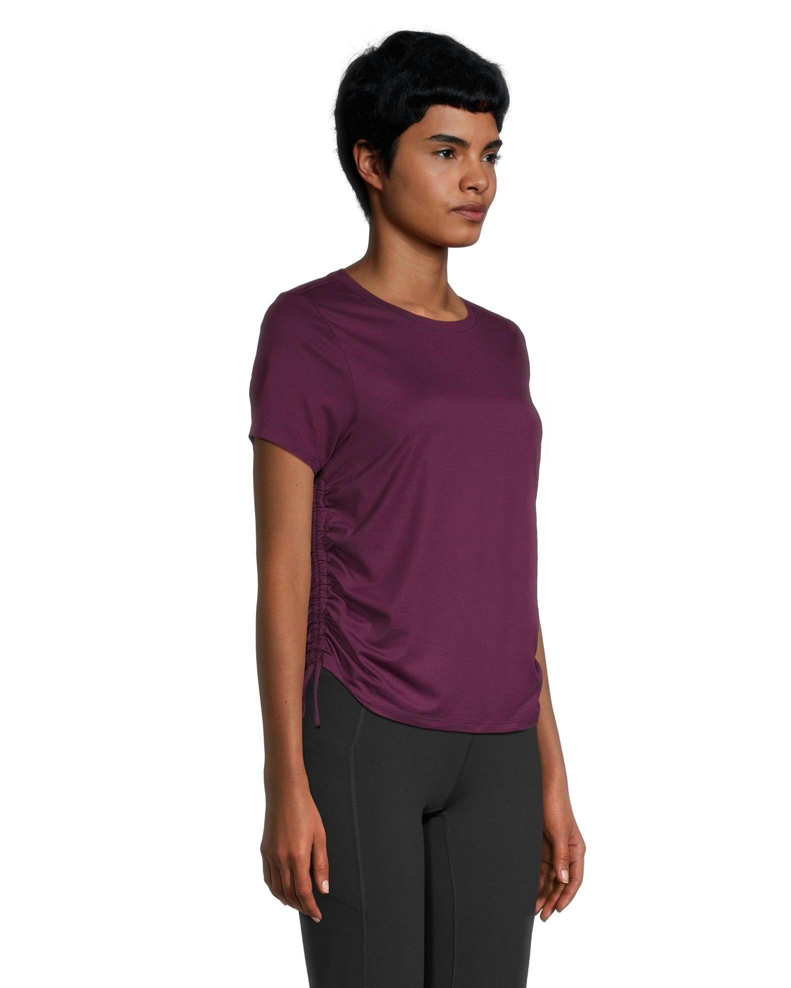 Shambhala Women's Semi Fitted Ruched T Shirt