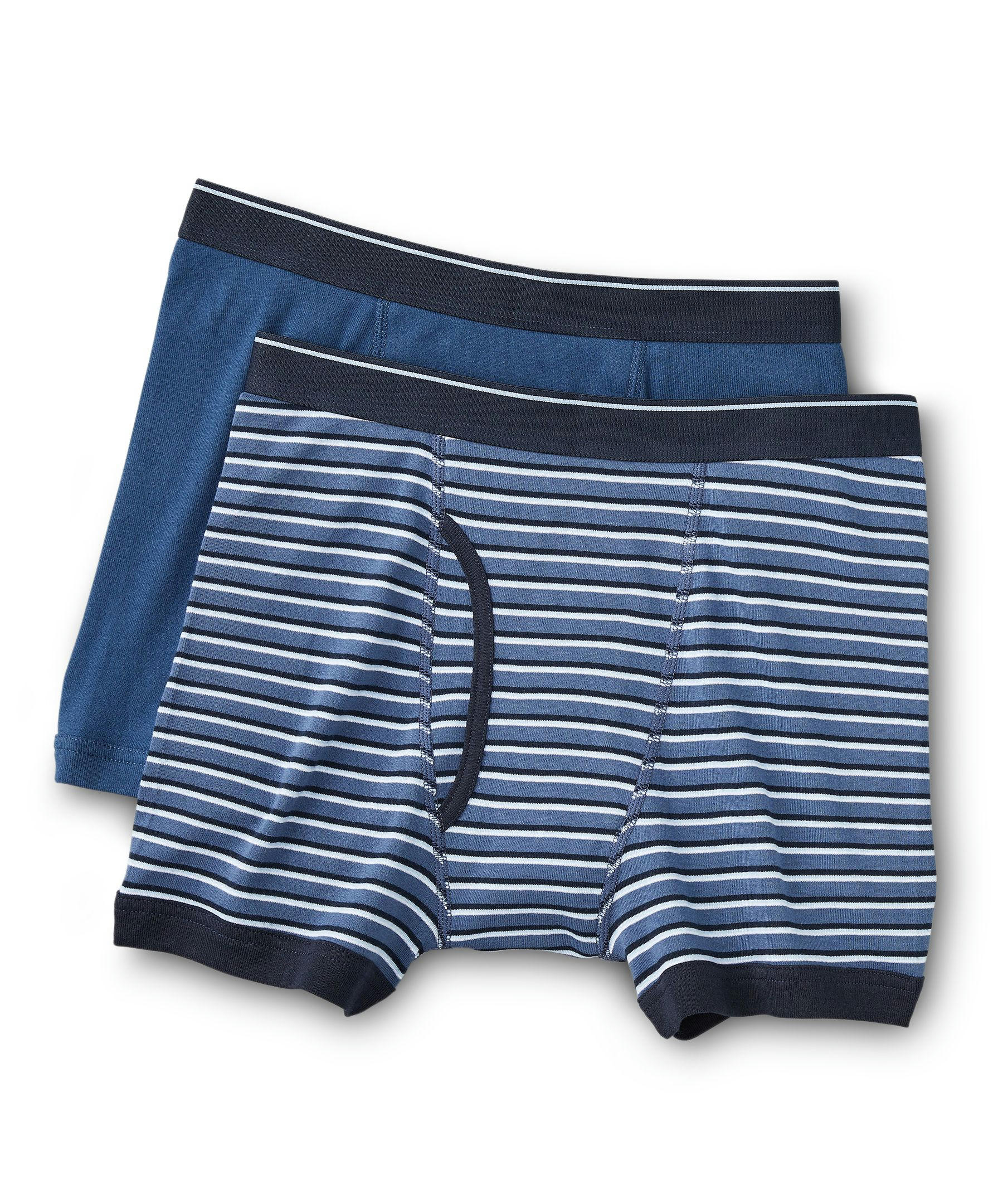 Denver Hayes Men's 2 Pack Yarn Dye Boxer Briefs