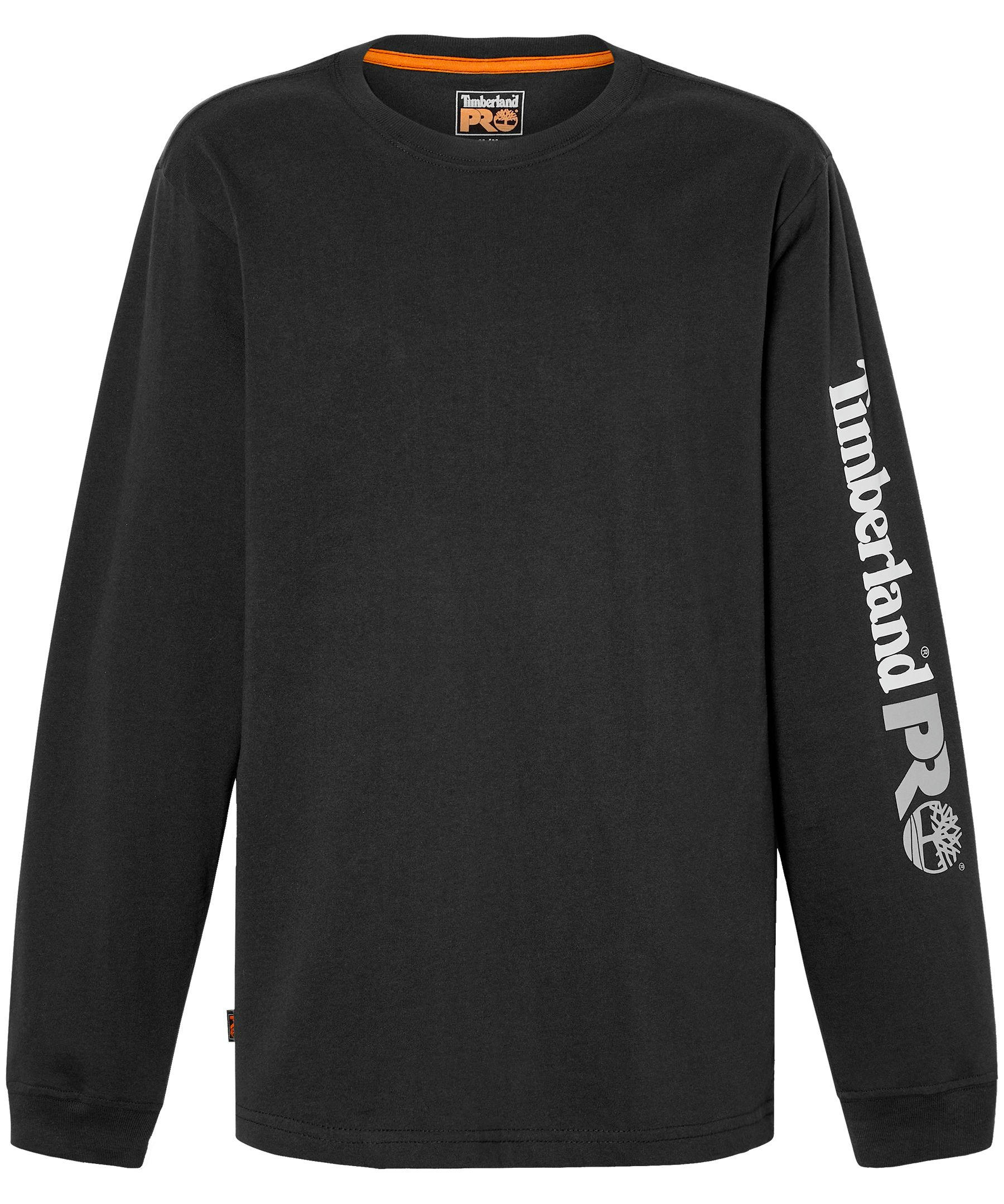 Timberland Pro Men's Core Logo Long Sleeve Crewneck Cotton Work T Shirt