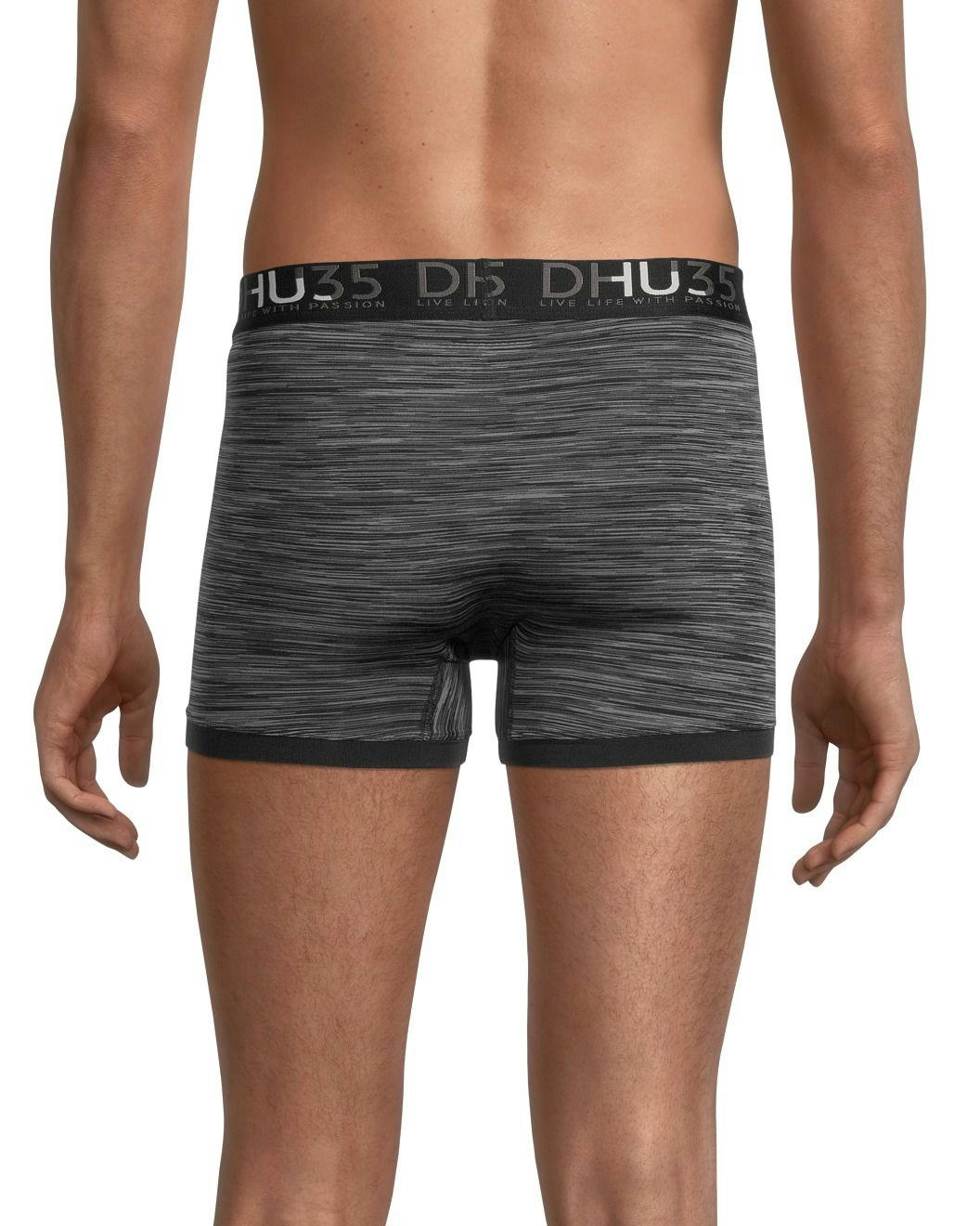 Denver Hayes Men's 3 Pack Fashion Microfiber Heat Press Trunk Brief