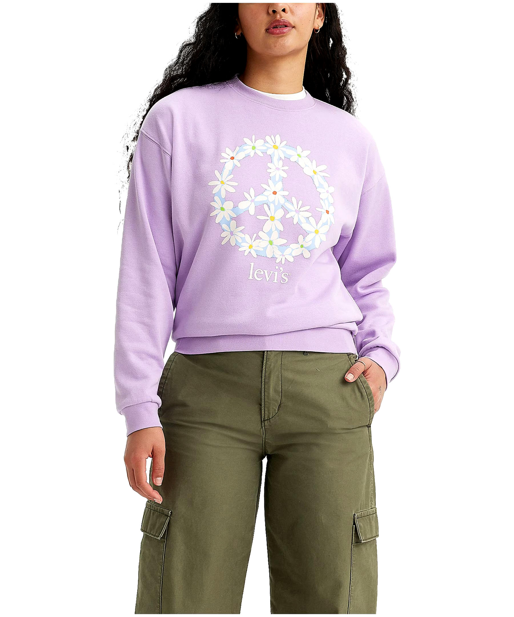 Levi's Women's Salinas Relaxed Fit Graphic Crewneck Pullover