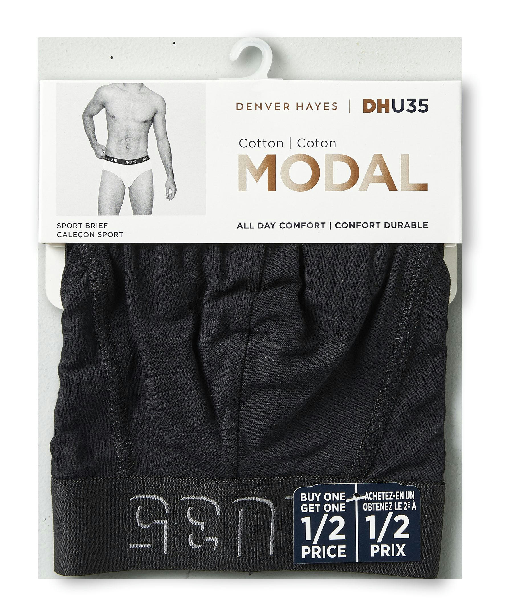 Denver Hayes Men's All Day Comfort Sport Brief