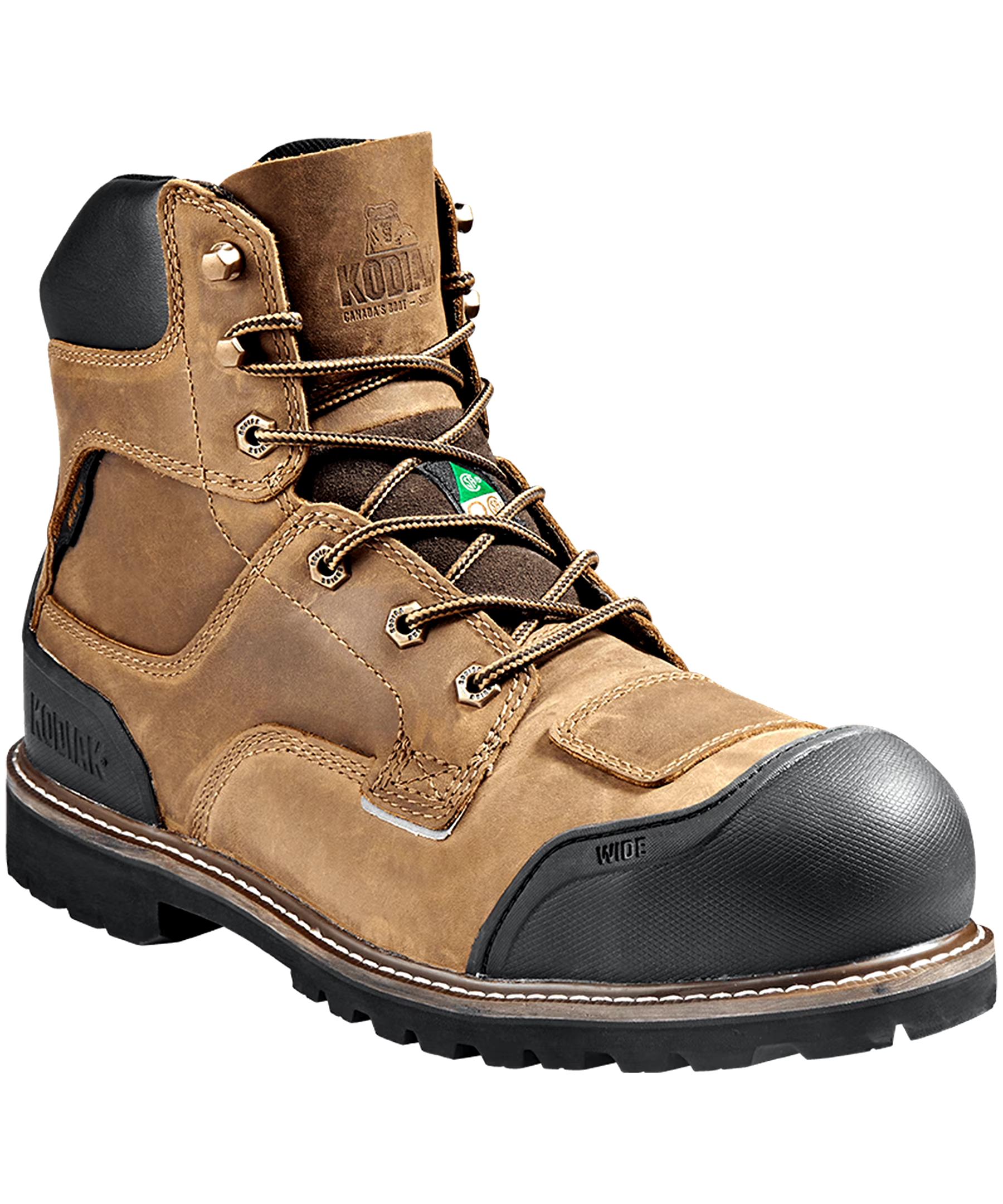 Kodiak Men's Composite Toe Composite Plate Kodiak Generations Widebody 6 Inch Waterproof Work Boots