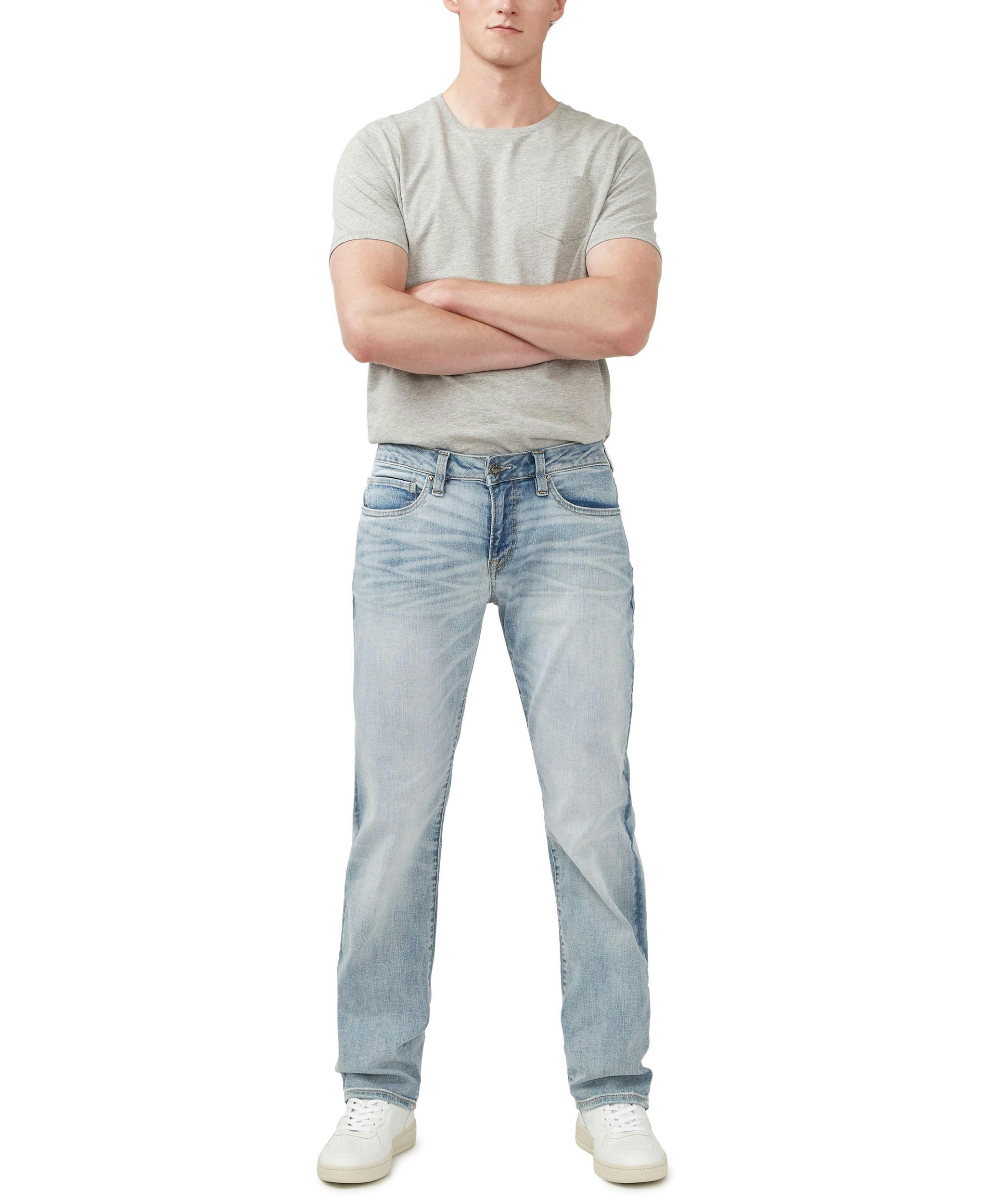 Buffalo Men's Authentic Six Straight Stretch Jeans