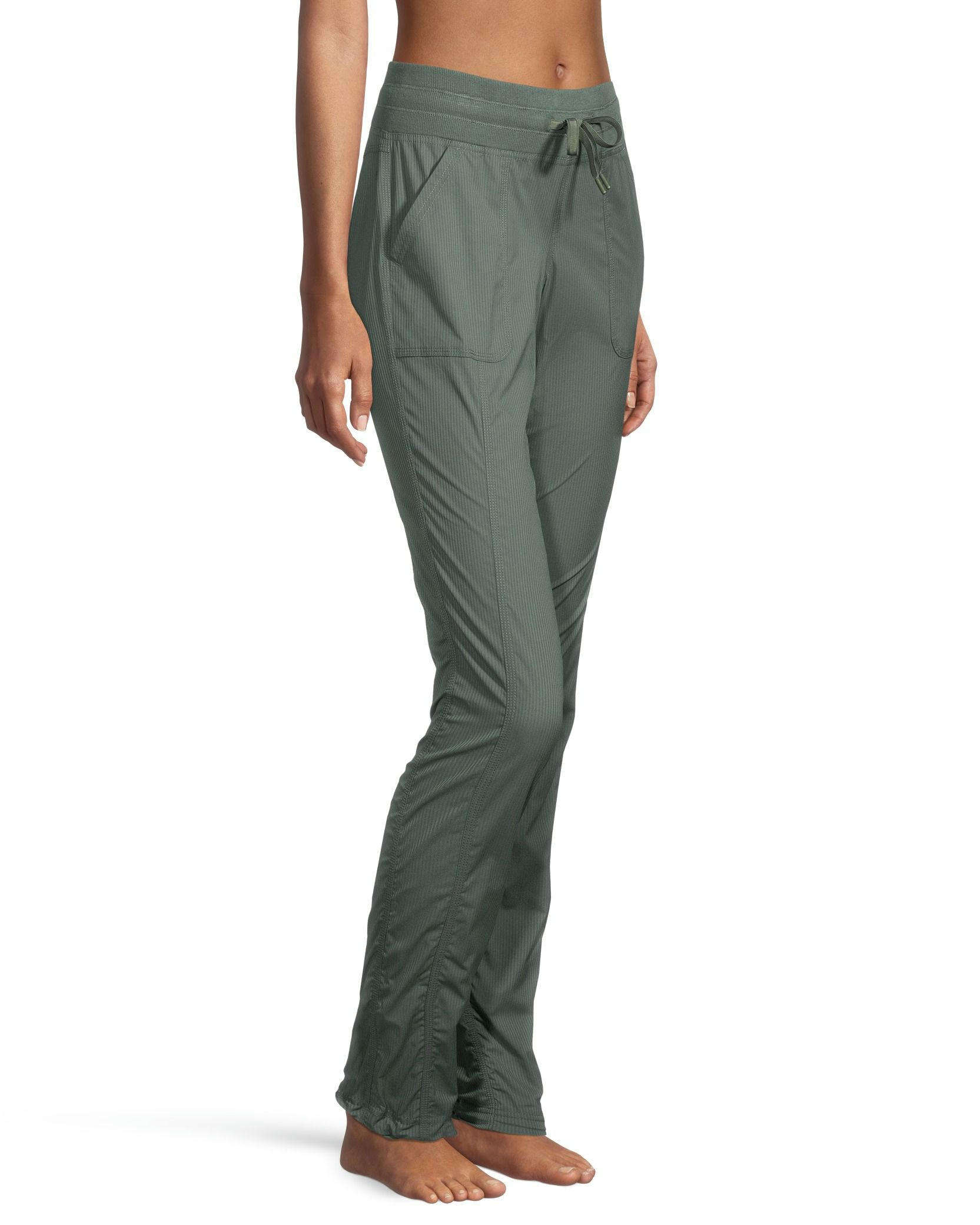 Shambhala Women's Mid Rise Ruched Woven Active Pants