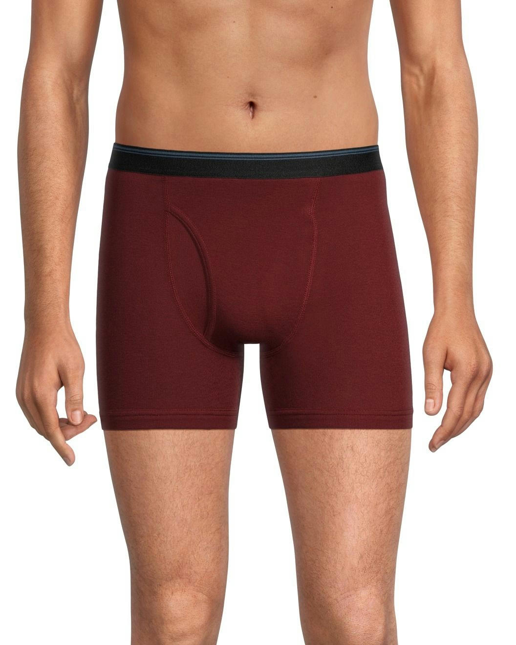 Denver Hayes Men's 3 Pack Solid Boxer Briefs