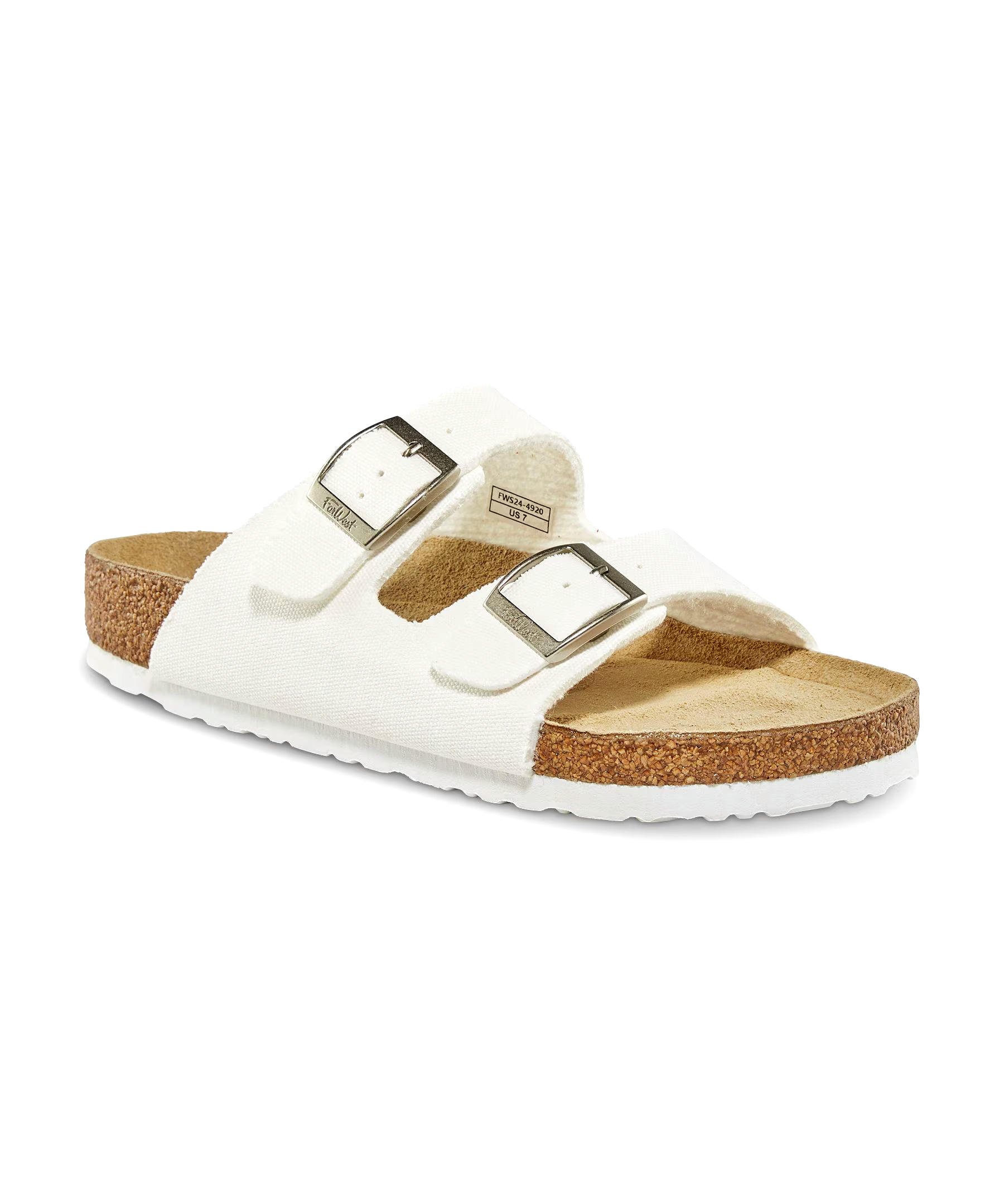 Farwest Women's Tofino Cork 2 Strap Canvas Sandal