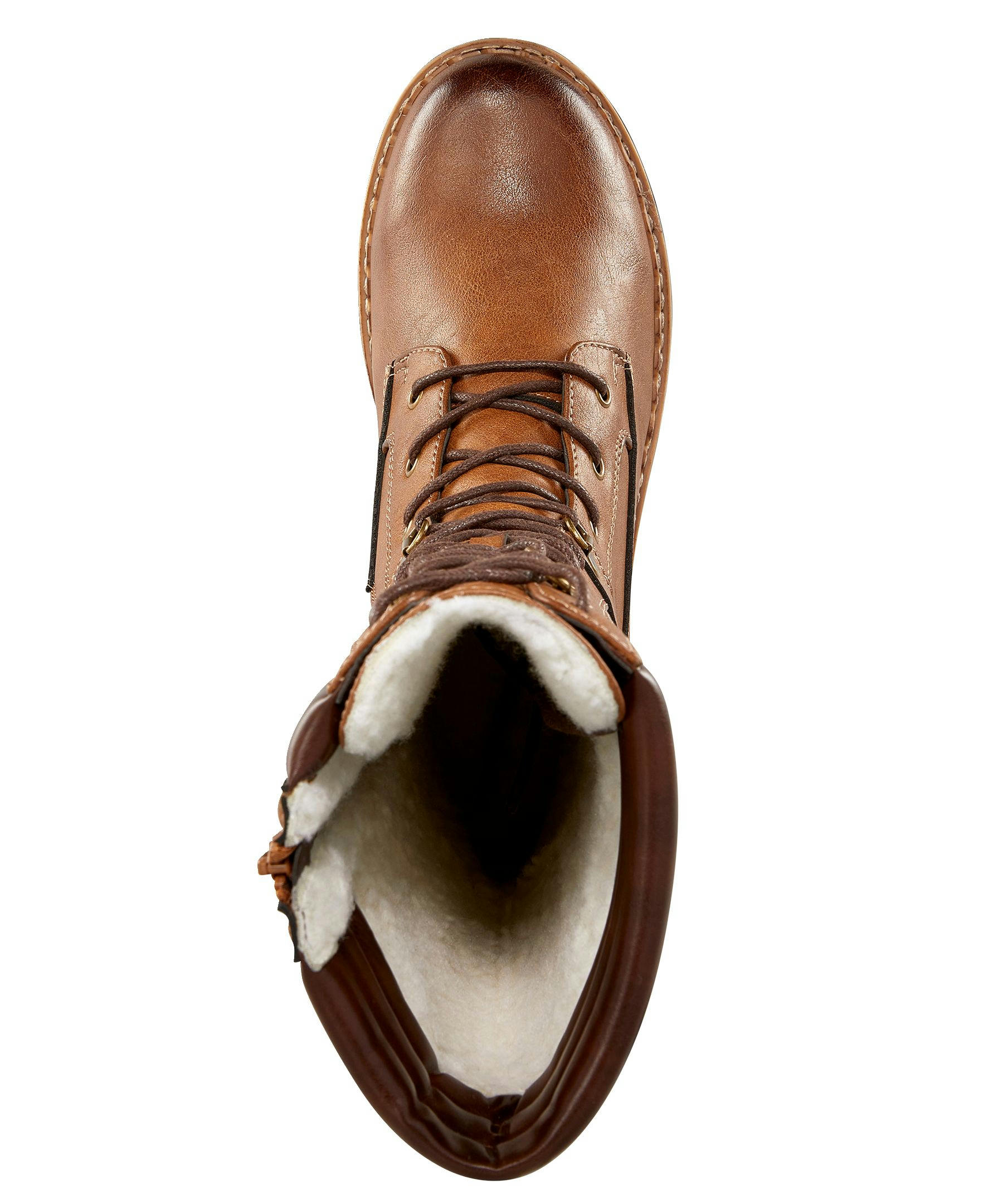 Denver Hayes Women's Laura Lug Sole Lace-Up Boots